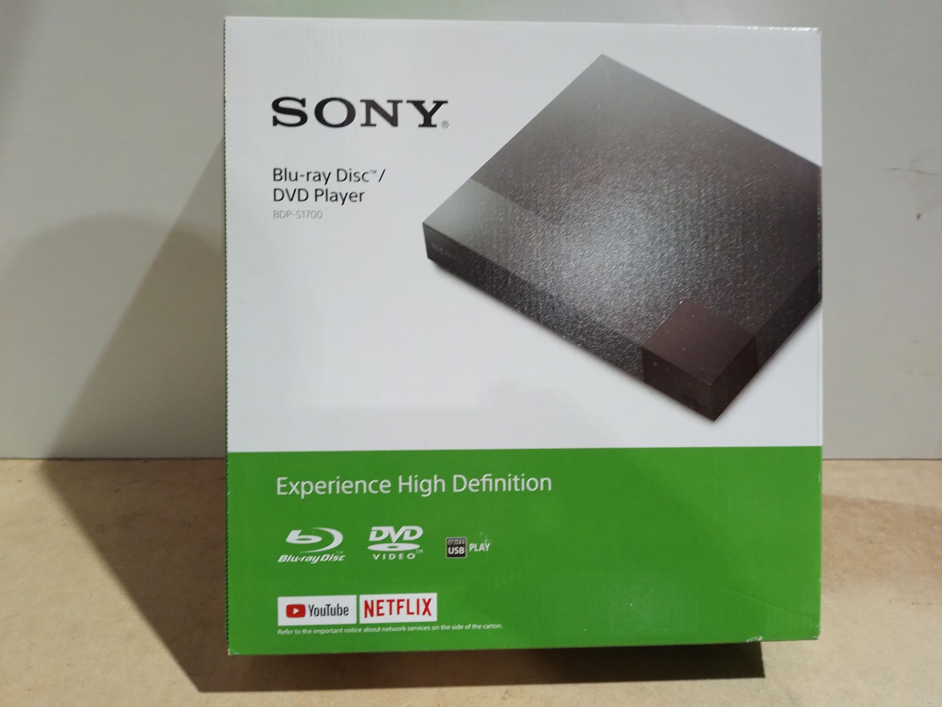 RRP £107.00 SONY BDP-S1700 Region-Free multi region All Zone Blu-ray - Image 2 of 2