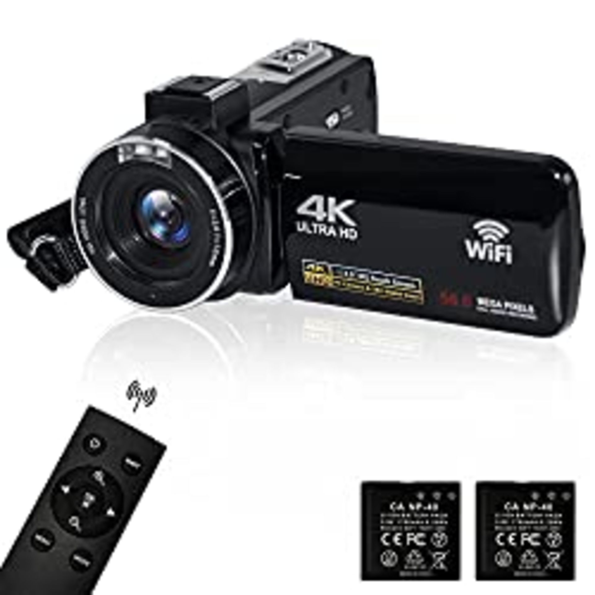 RRP £139.00 possrab 4K 56MP Video Camera Camcorder - Image 2 of 3