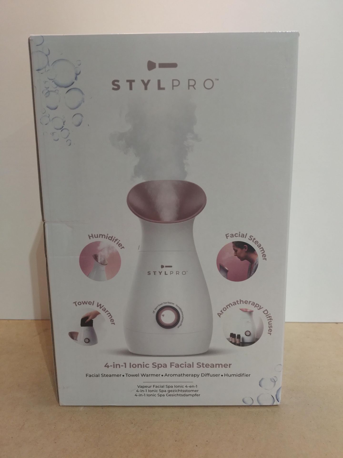 RRP £28.00 STYLPRO 4-in-1 Steamer: Face Steamer - Image 3 of 3