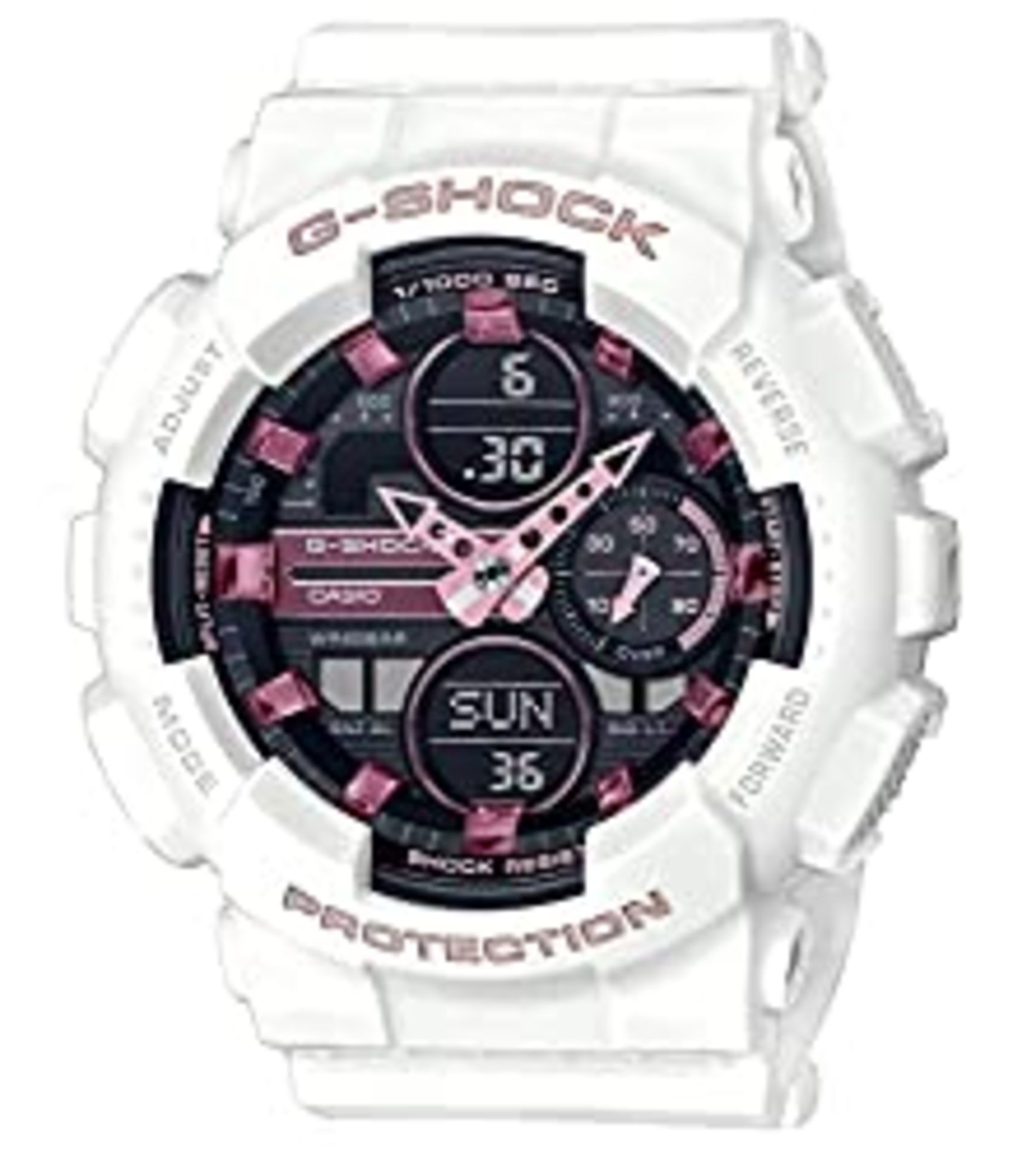 RRP £89.36 Casio Women's Analogue-Digital Quartz Watch with Plastic Strap GMA-S140M-7AER