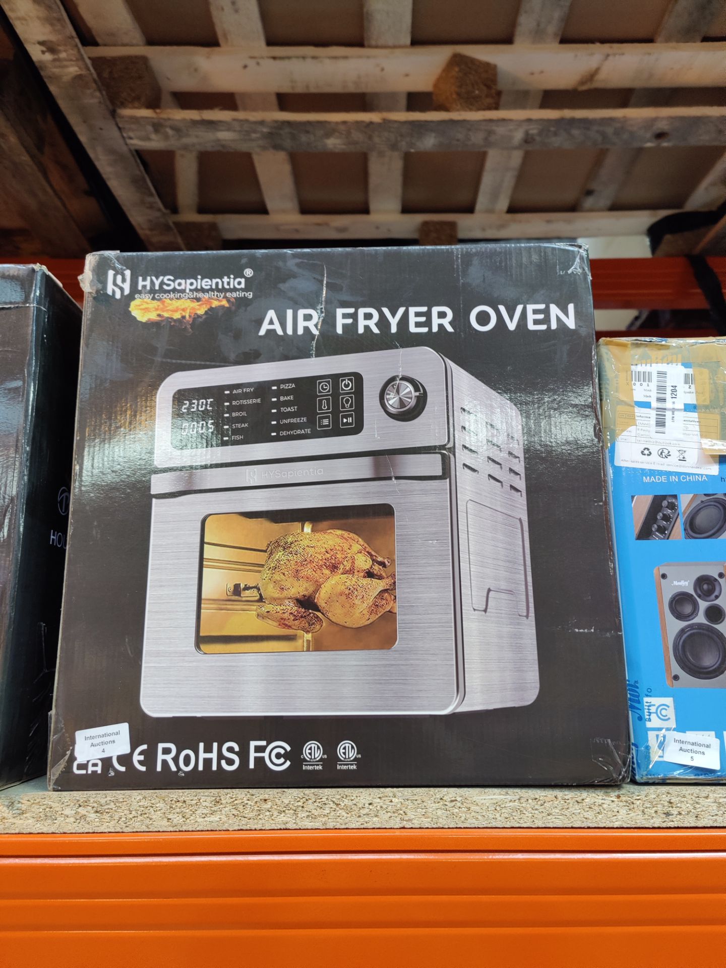 RRP £152.99 HYSapientia Large Air Fryers Oven 15L With Rotisserie - Image 2 of 2