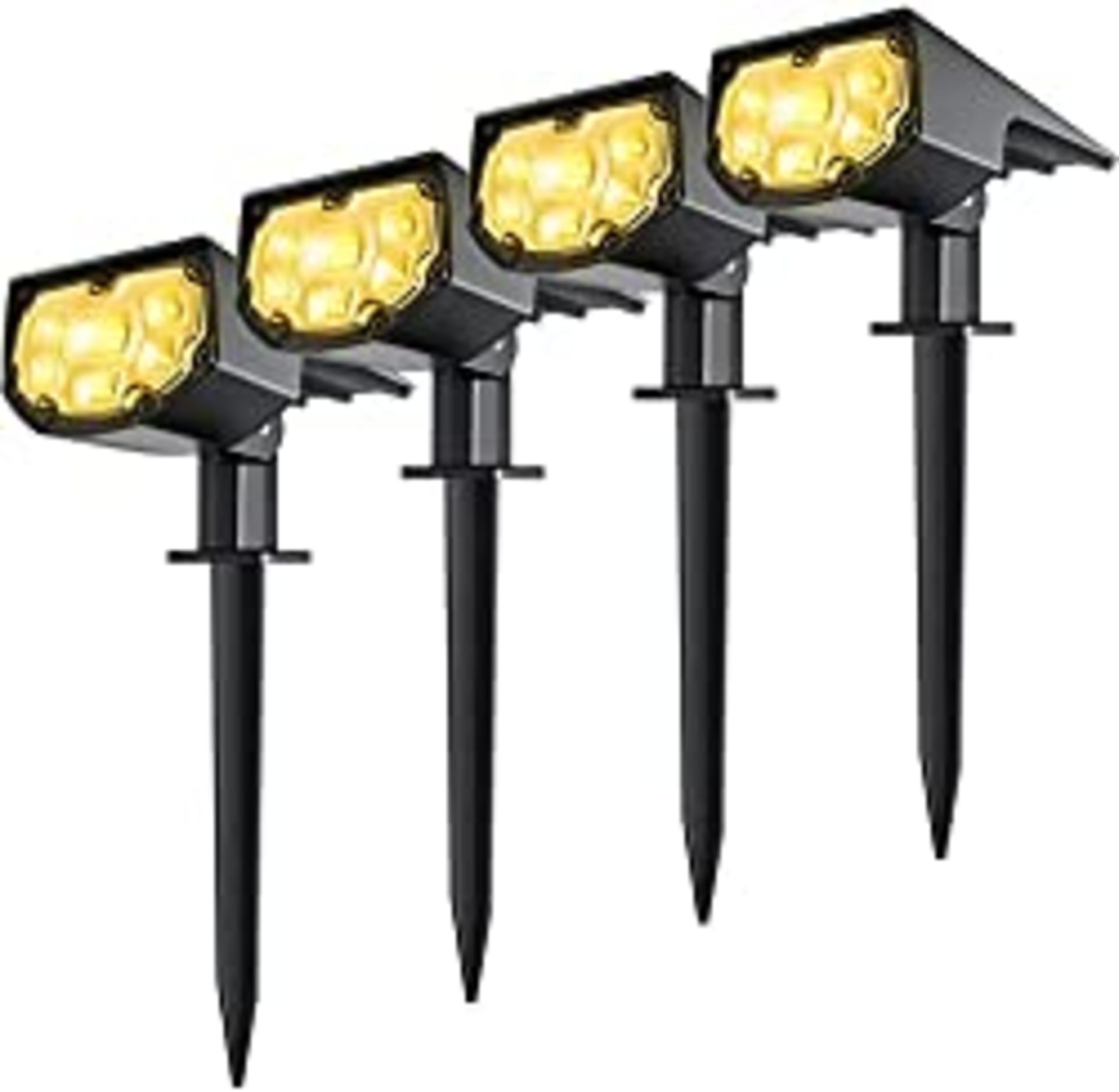 RRP £19.99 Solar Spotlights Outdoor Garden