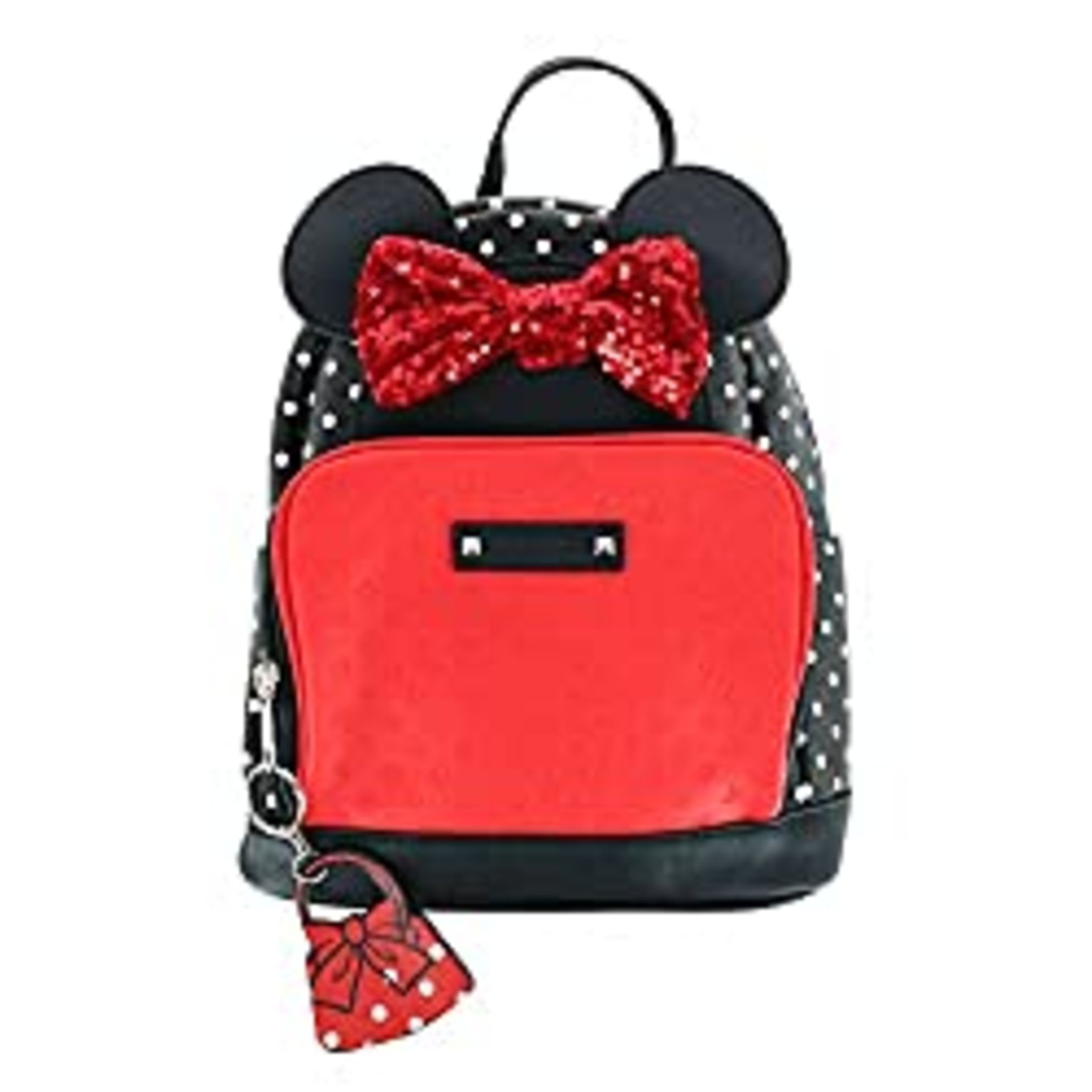 RRP £18.00 Disney Minnie Mouse 10-Inch Deluxe Mini Backpack Bag, Black