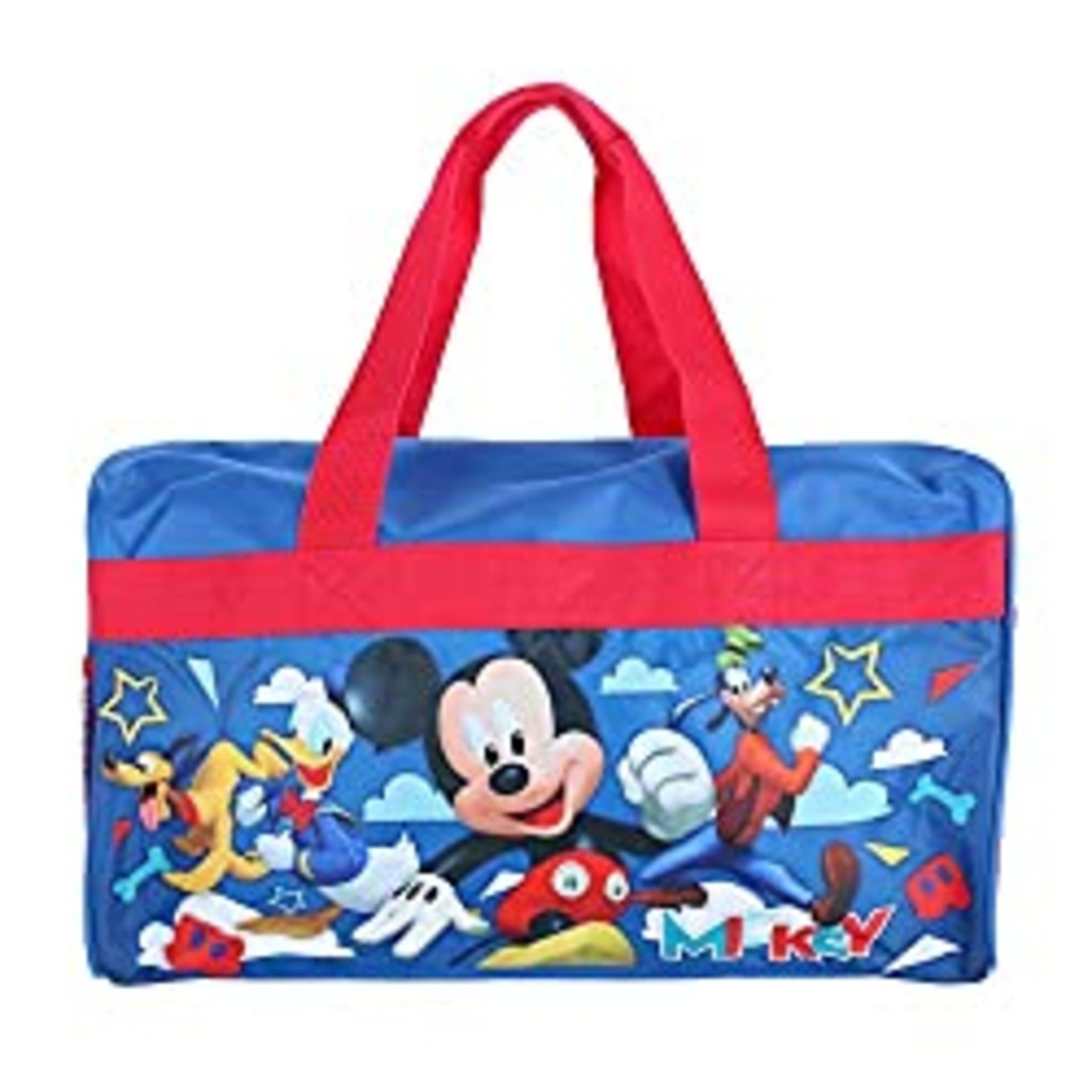 RRP £39.20 Disney Kids' Mickey Mouse & Friends Travel Duffle Bag, Blue