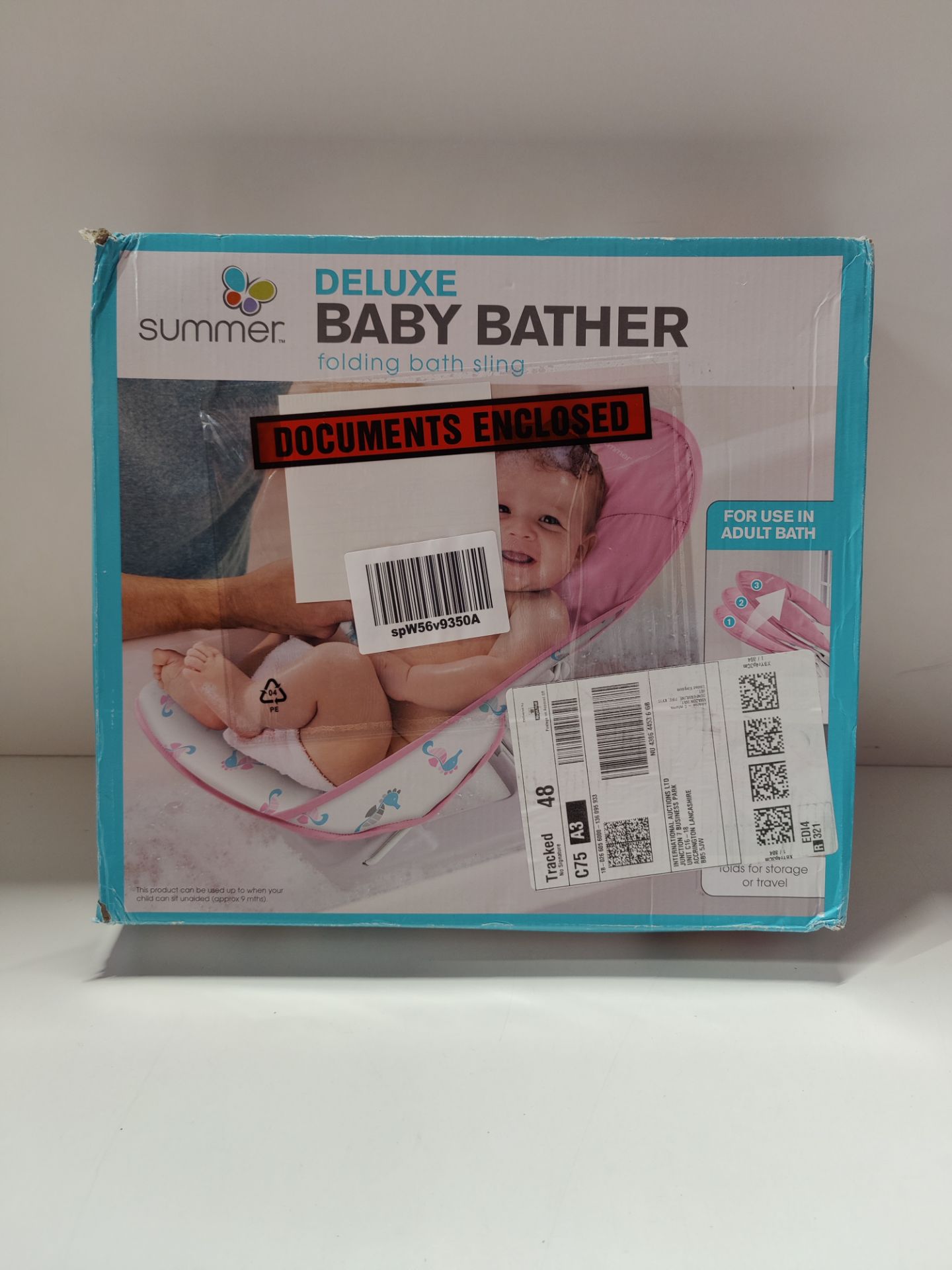 RRP £19.99 Summer Infant Deluxe Baby Bather for Sponge Baths | - Image 2 of 2