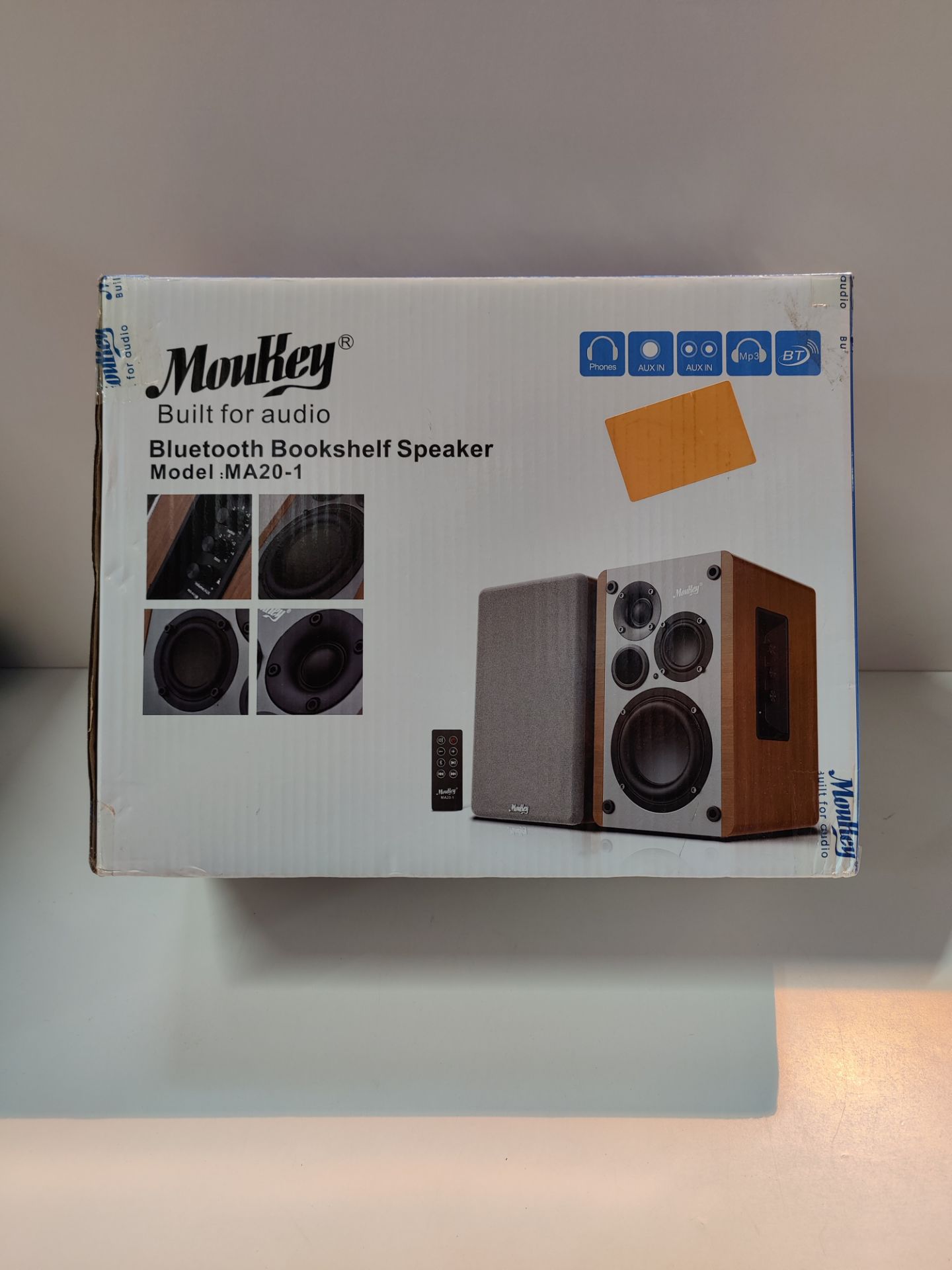 RRP £69.98 Active Bookshelf Speakers - Image 2 of 2