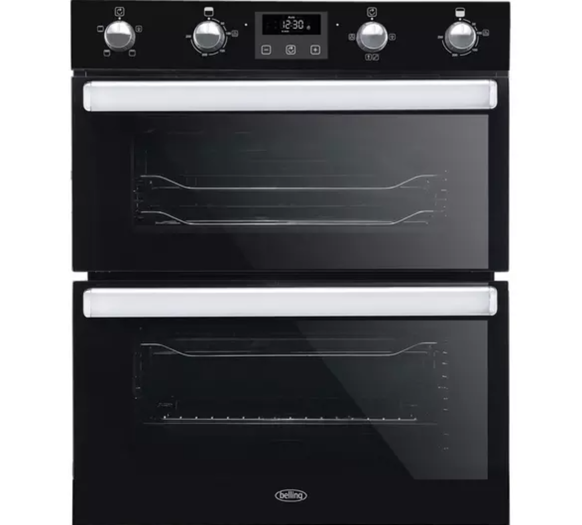 BELLING BI702FPCT Electric Built-under Double Smart Oven - Black RRP £499