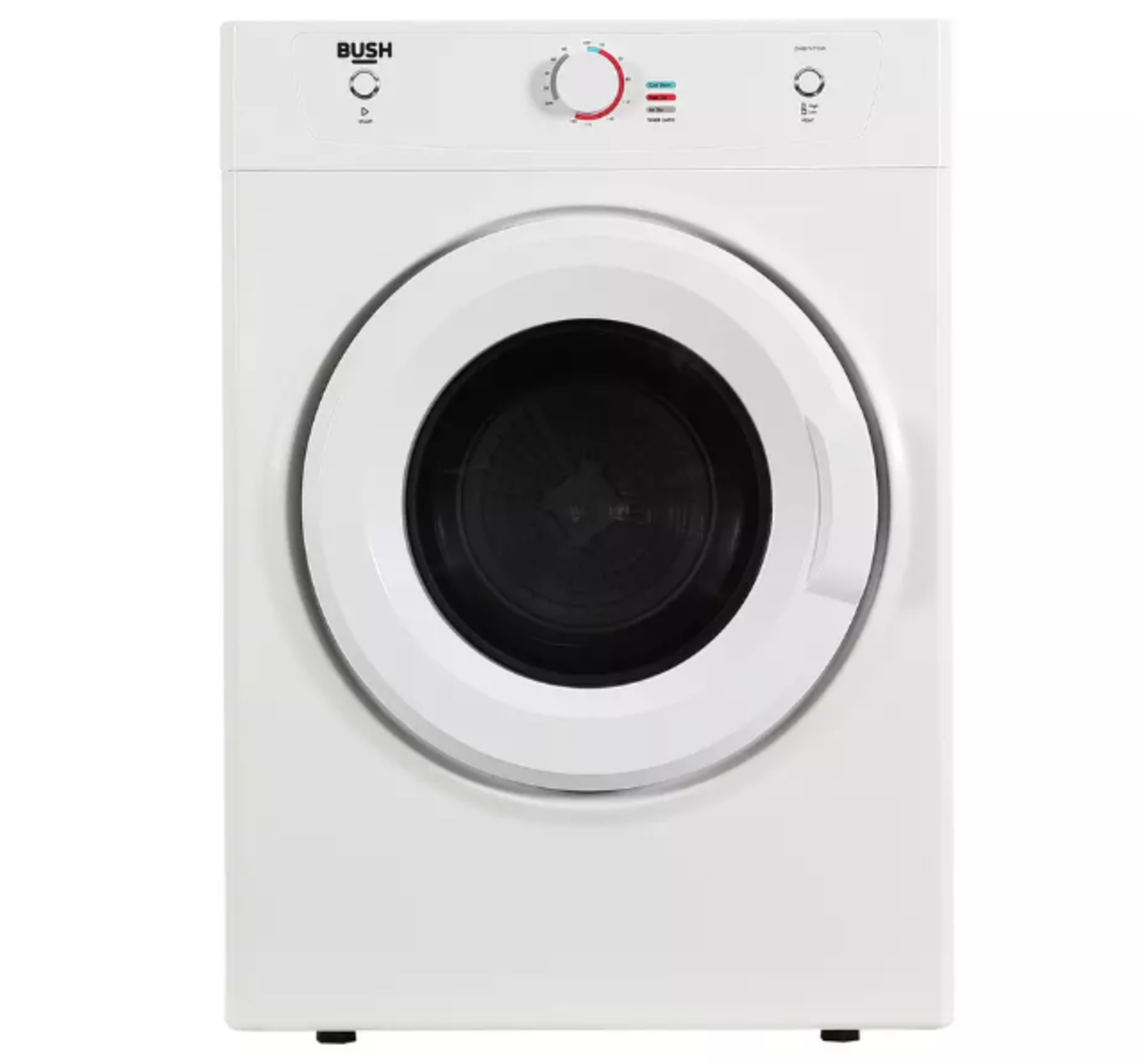 Bush DHB7VTDW 7KG Vented Tumble Dryer - White RRP £180