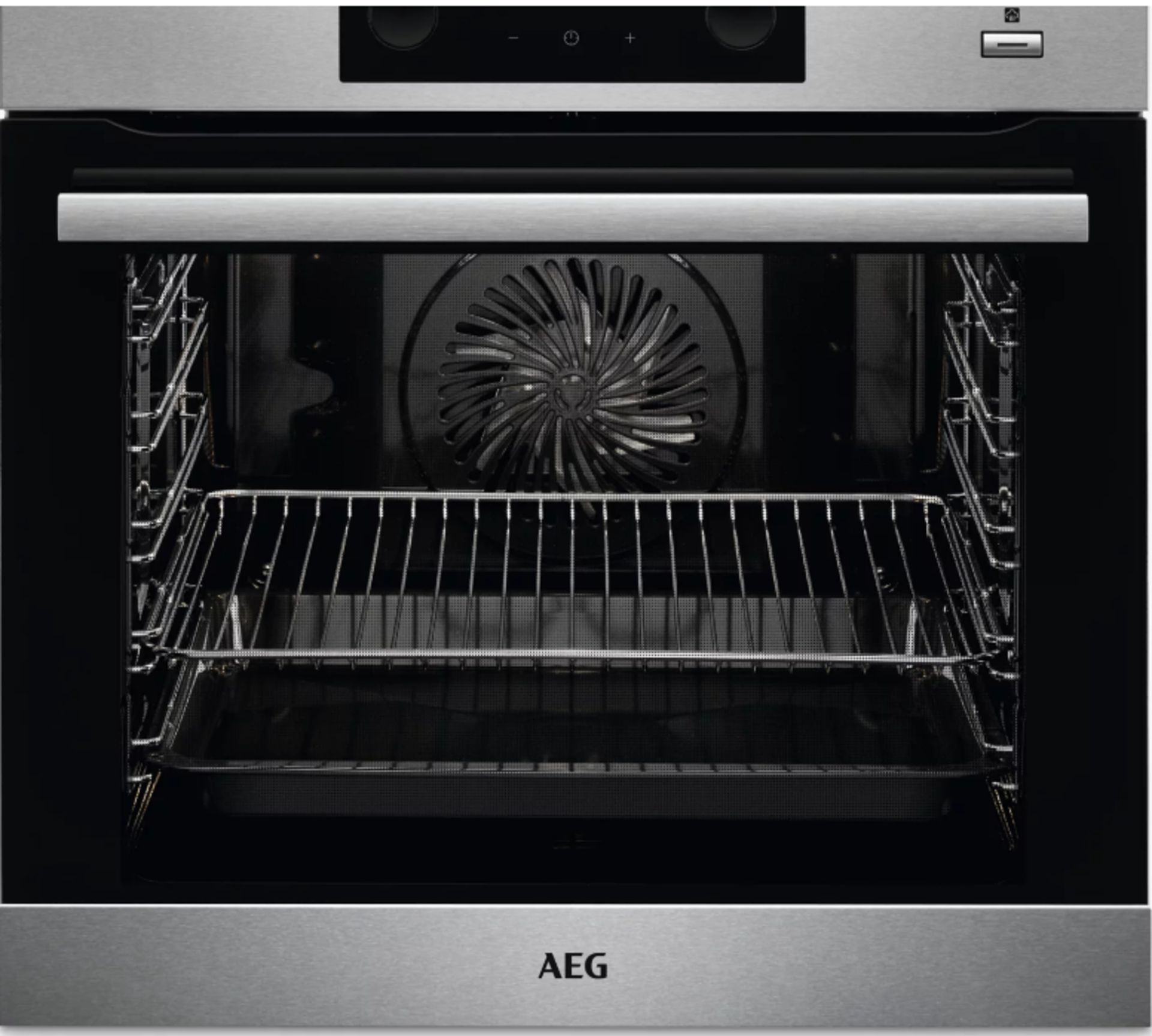 AEGBES355010M Built In Electric Single Oven with Steam Function, Stainless Steel RRP £509.99