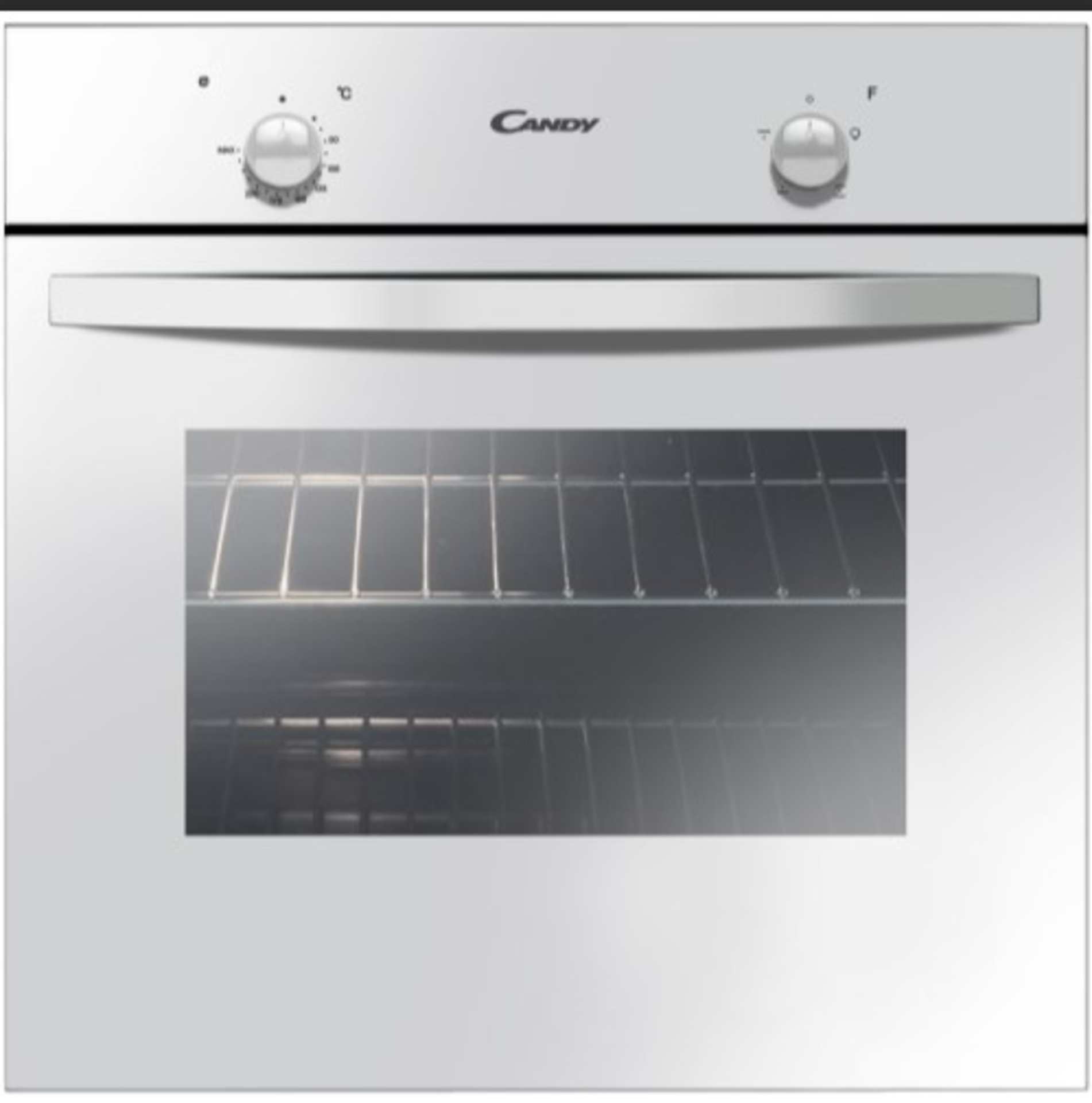 GRADED Candy FST201/6W Plan Light Three Function Electric Built In Single Oven White RRP £229