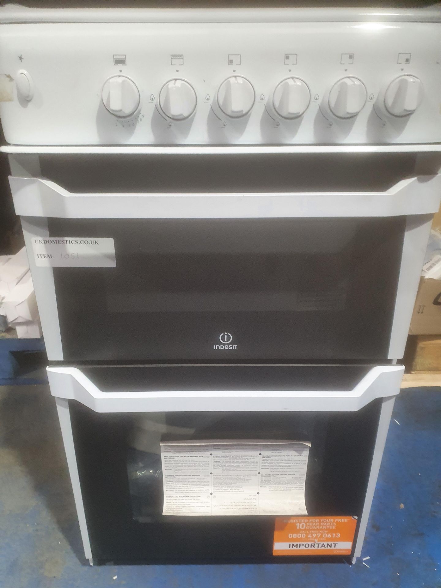 Gas freestanding double cooker: 50cm - IT50G(W) RRP £299.99 (61) - Image 2 of 7