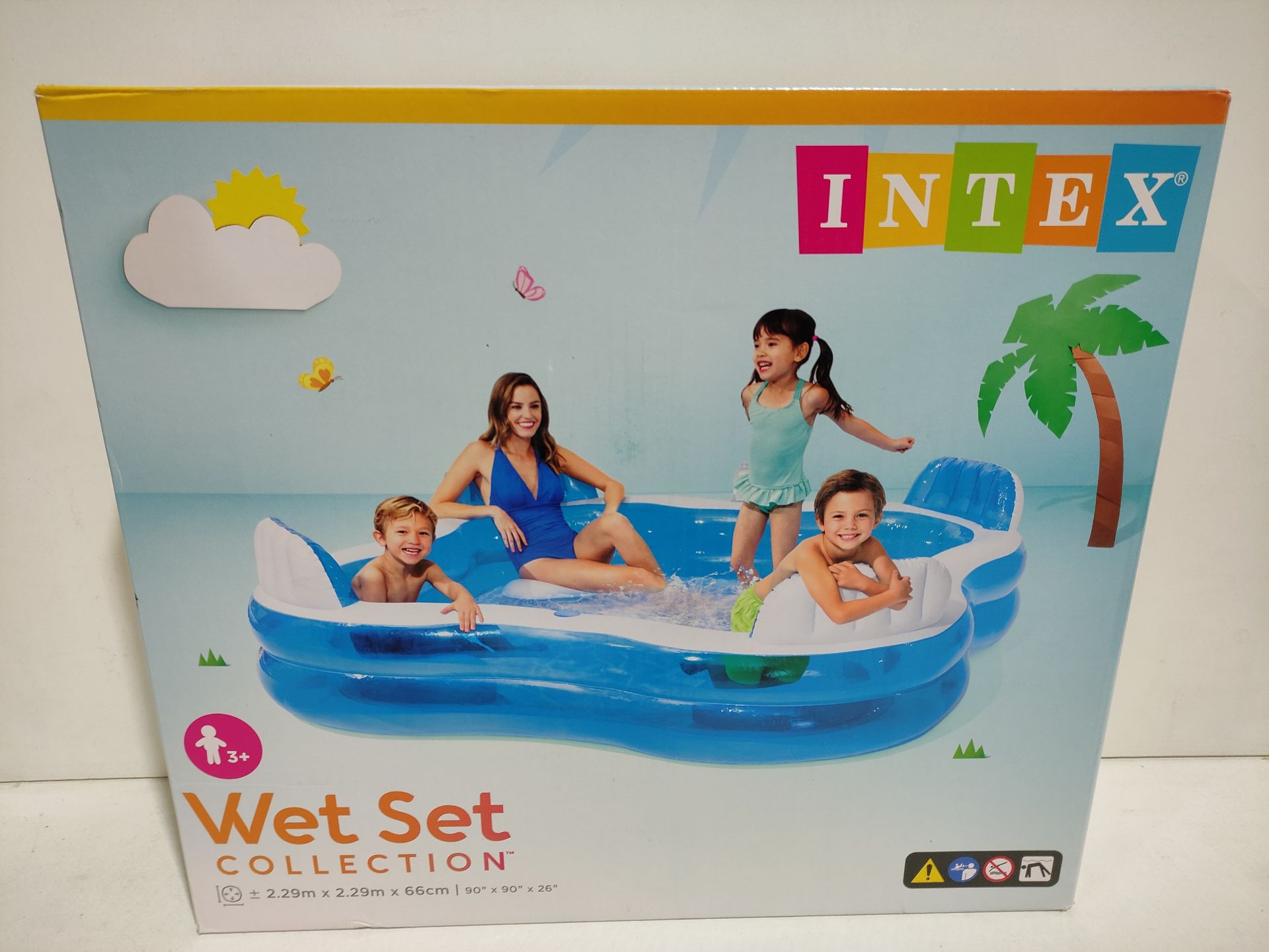 RRP £37.49 Intex 56475NP - Inflatable Swim Center Family Lounge - Image 2 of 2