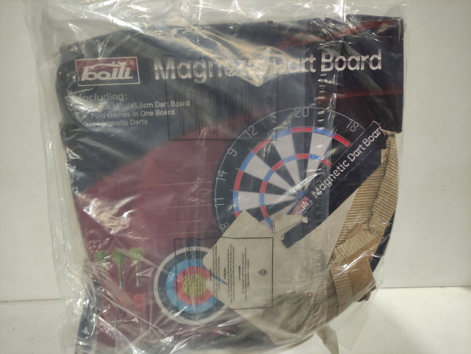 RRP £27.65 18 inch Magnetic Dart Board Set- 12pcs Magnetic Dart - Image 2 of 2