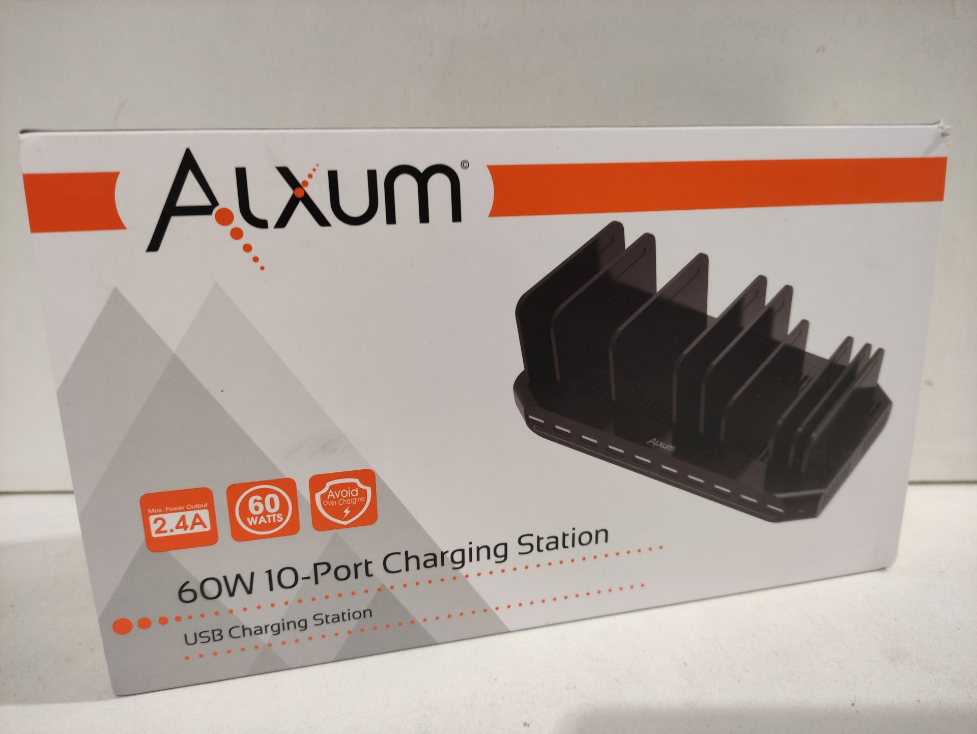 RRP £45.96 Alxum 10 Port USB Charging Station for Multiple Devices - Image 2 of 2