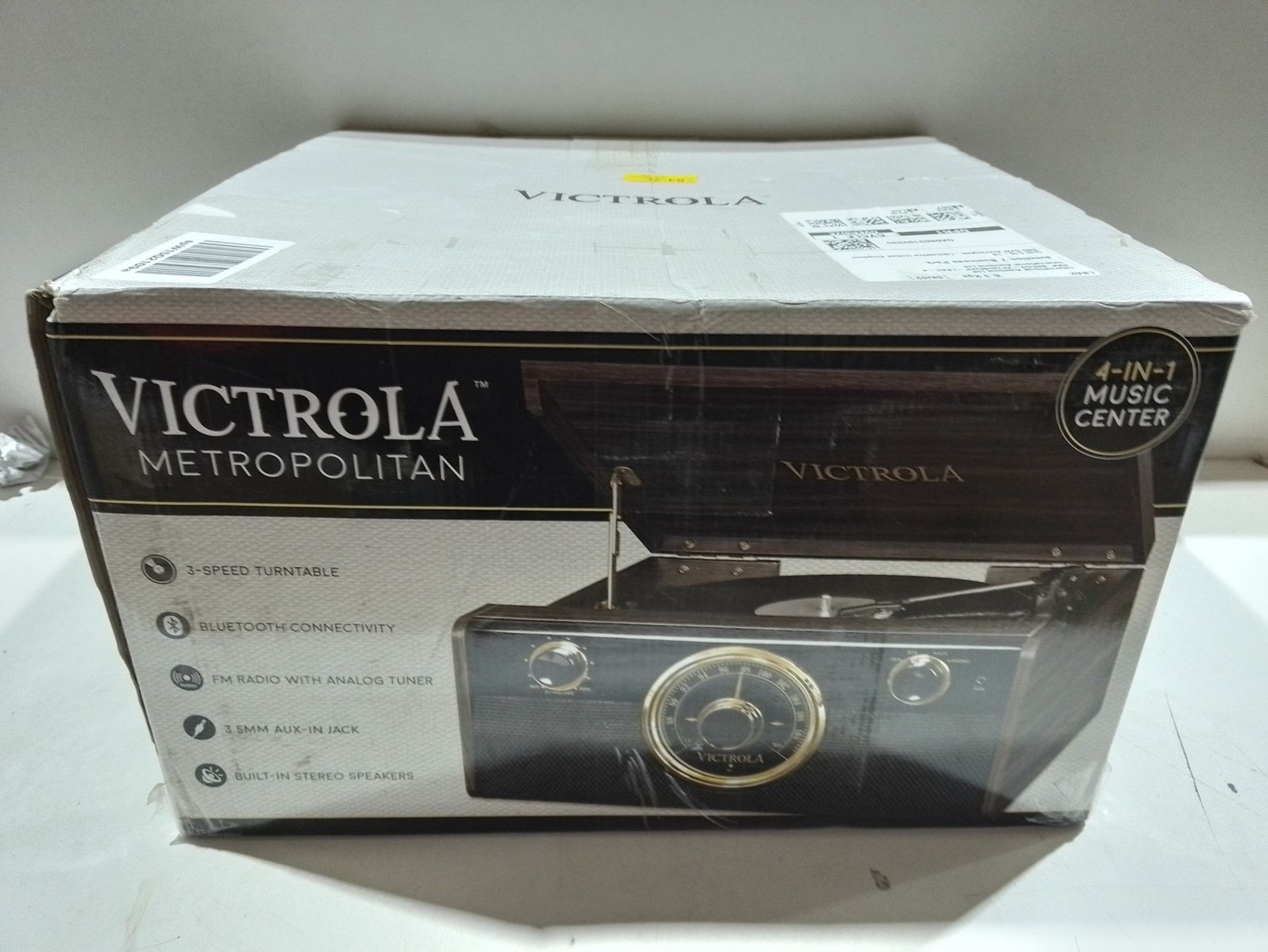 RRP £123.95 Victrola Empire Bluetooth Record Player 4-in-1 - Image 2 of 2