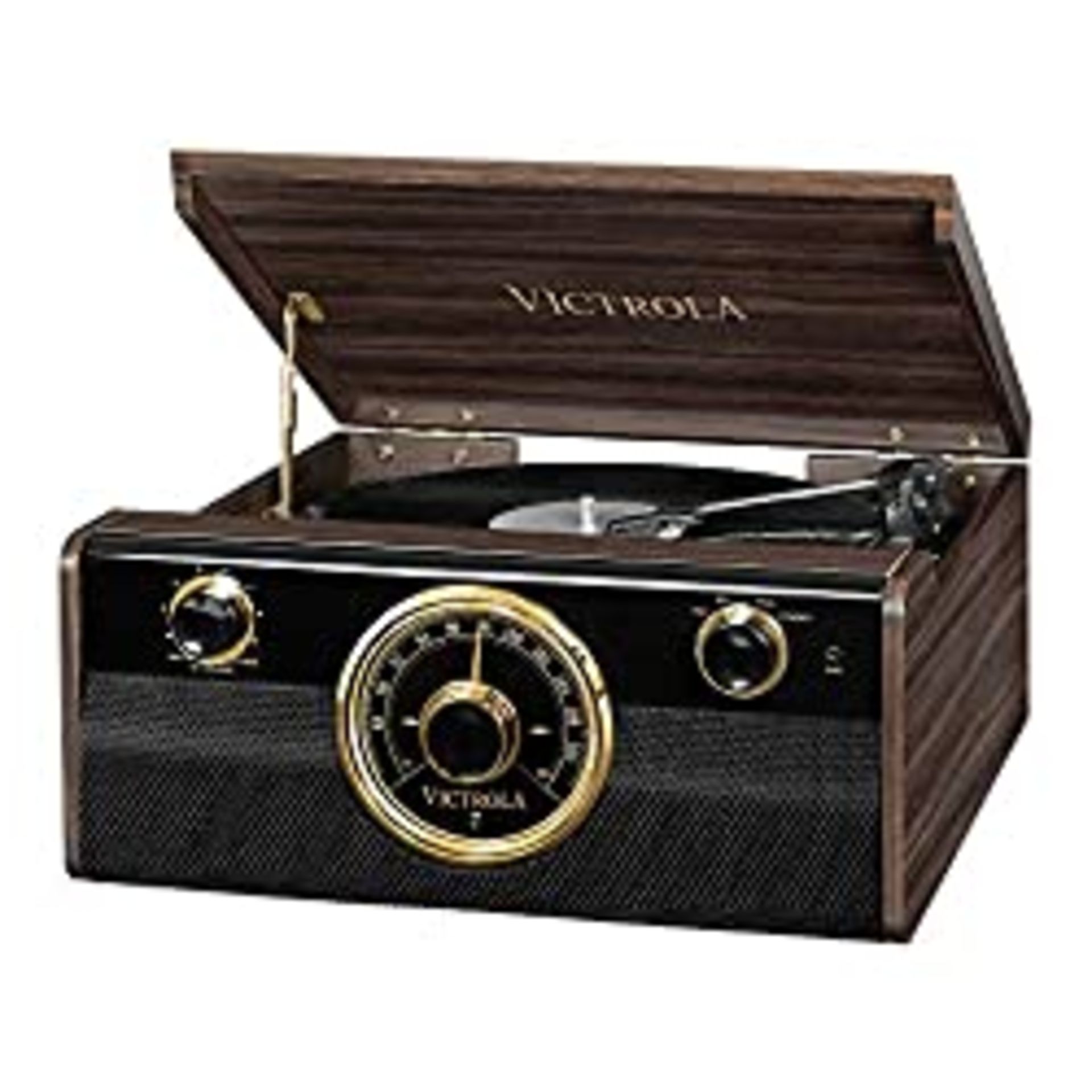 RRP £123.95 Victrola Empire Bluetooth Record Player 4-in-1