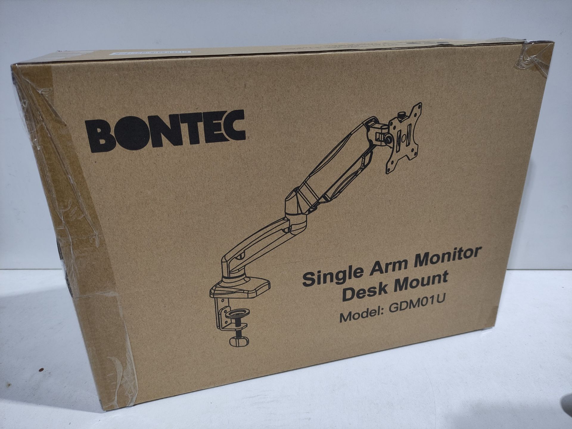 RRP £32.66 BONTEC Single Monitor Arm for 13-32 inch LED LCD Screens - Image 2 of 2