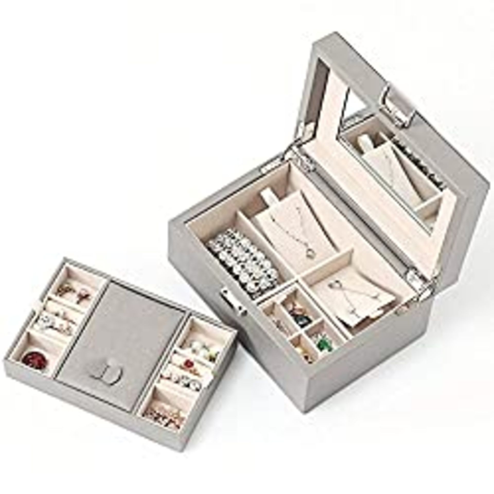 RRP £27.98 Vlando Wooden Jewellery Box