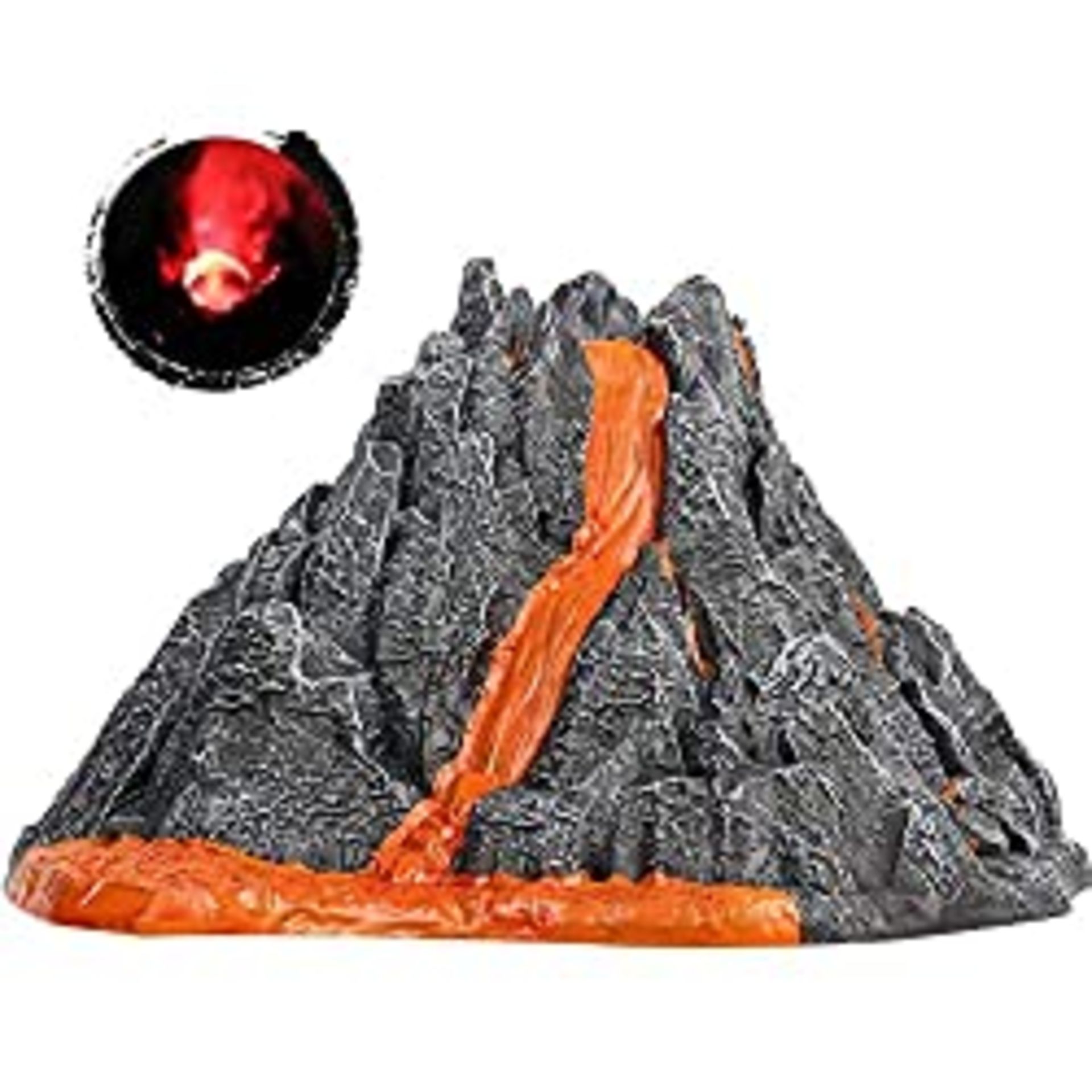 RRP £24.29 BERHICHAD Steaming Volcano Model Great Addition to