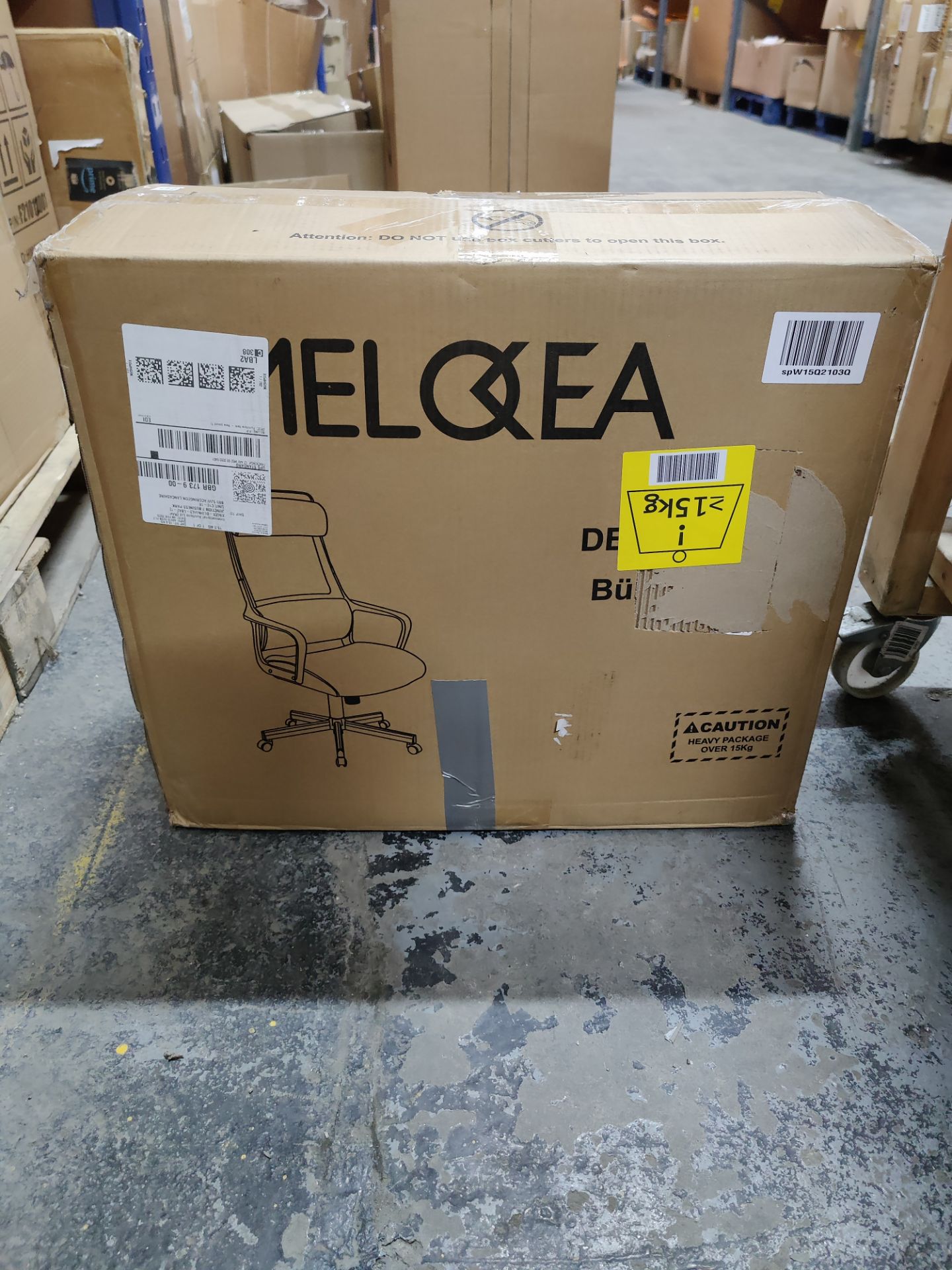RRP £89.56 MELOKEA Ergonomic Office Chair - Image 2 of 2