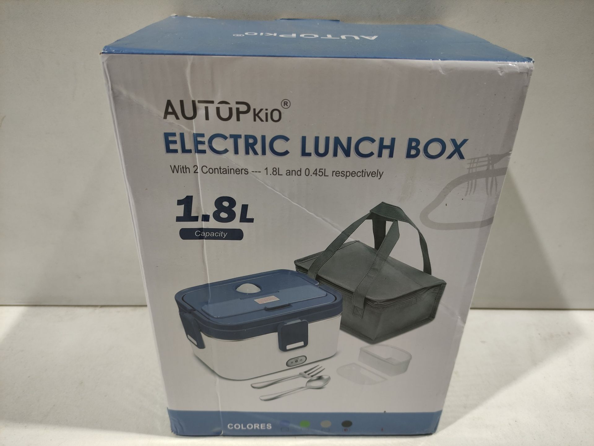 RRP £28.99 AUTOPkio 1.8L Electric Heated Lunch Box - Image 2 of 2