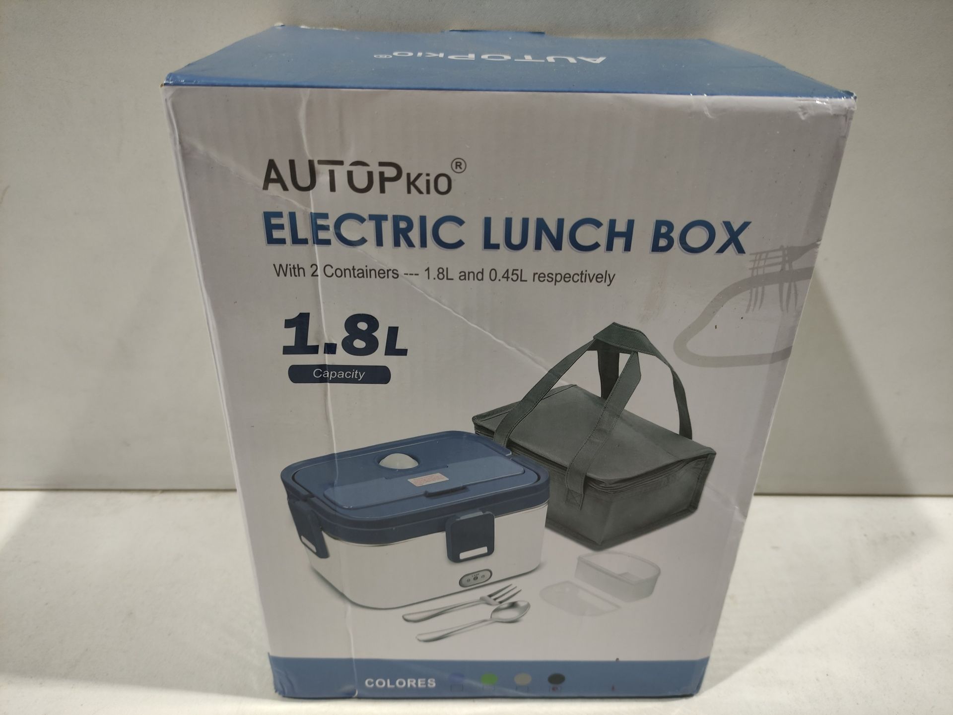 RRP £28.99 AUTOPkio 1.8L Electric Heated Lunch Box - Image 2 of 2