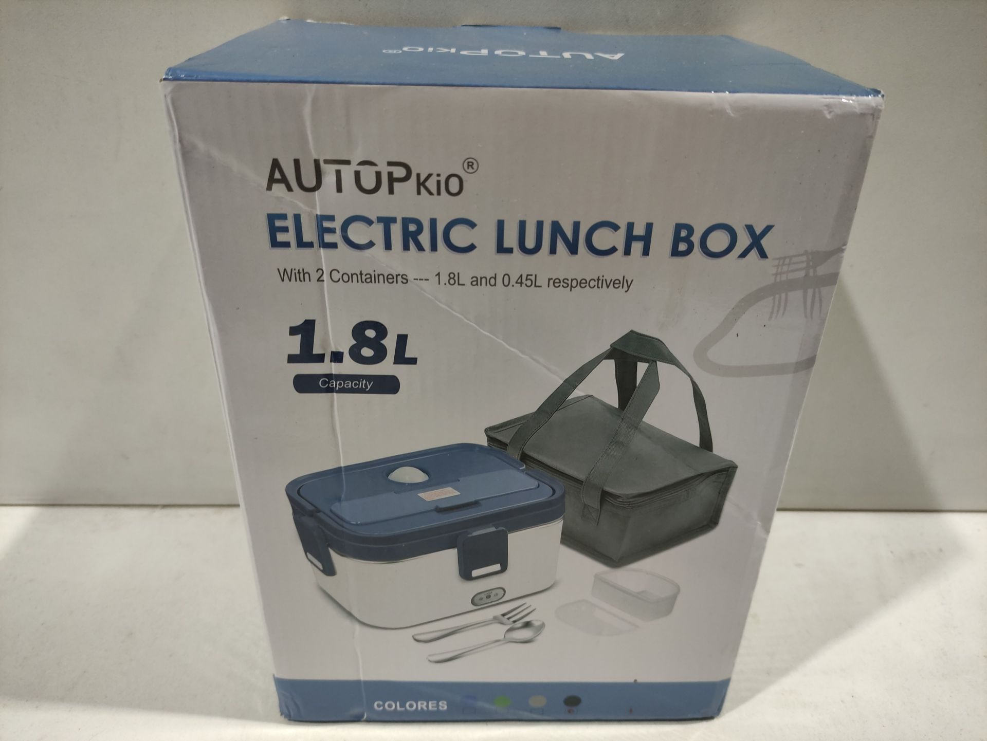 RRP £28.99 AUTOPkio 1.8L Electric Heated Lunch Box - Image 2 of 2