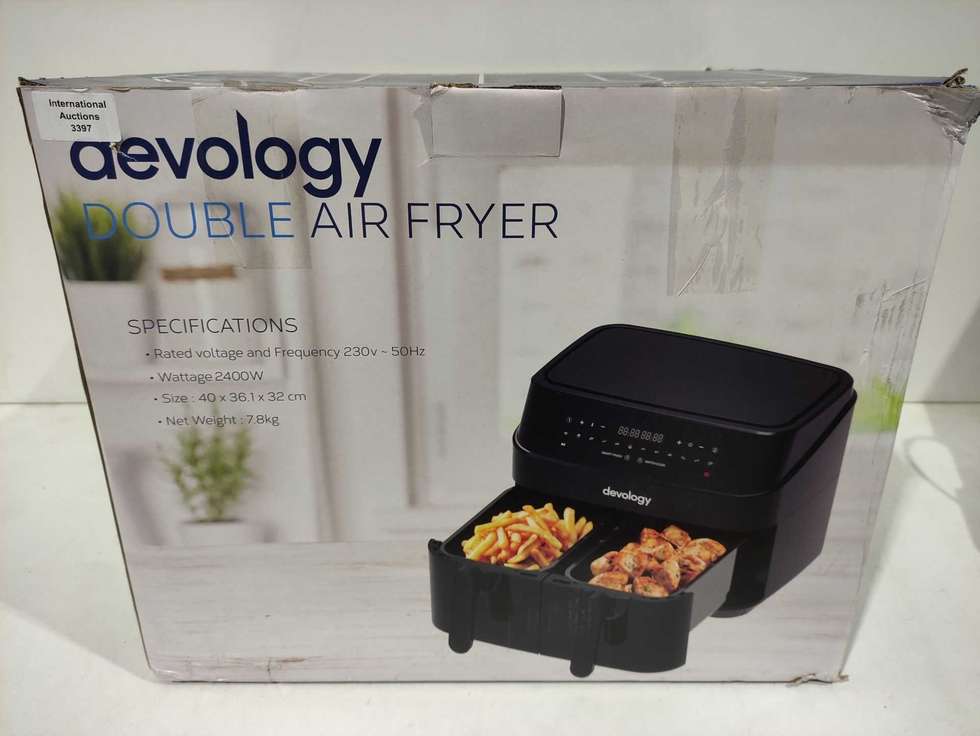 RRP £169.99 Devology Double Air Fryer - Image 2 of 2