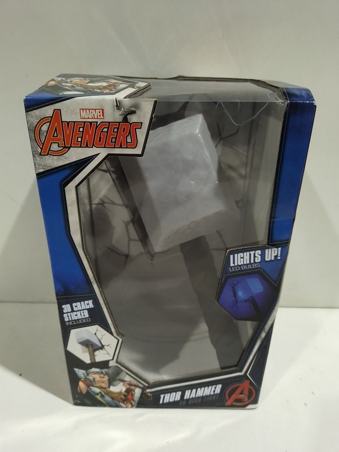 RRP £23.00 Marvel "Thor Hammer" 3D LED Light