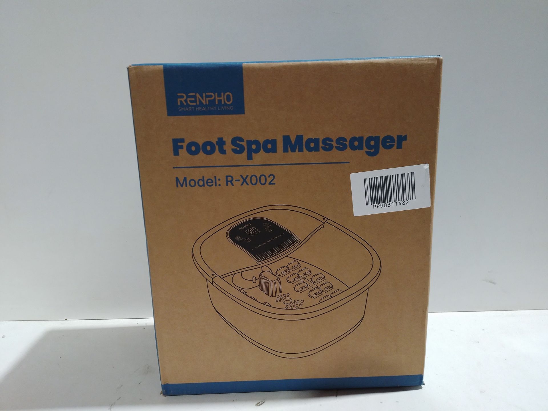 RRP £62.99 RENPHO Foot Spa Bath Massager with Heat - Image 2 of 2