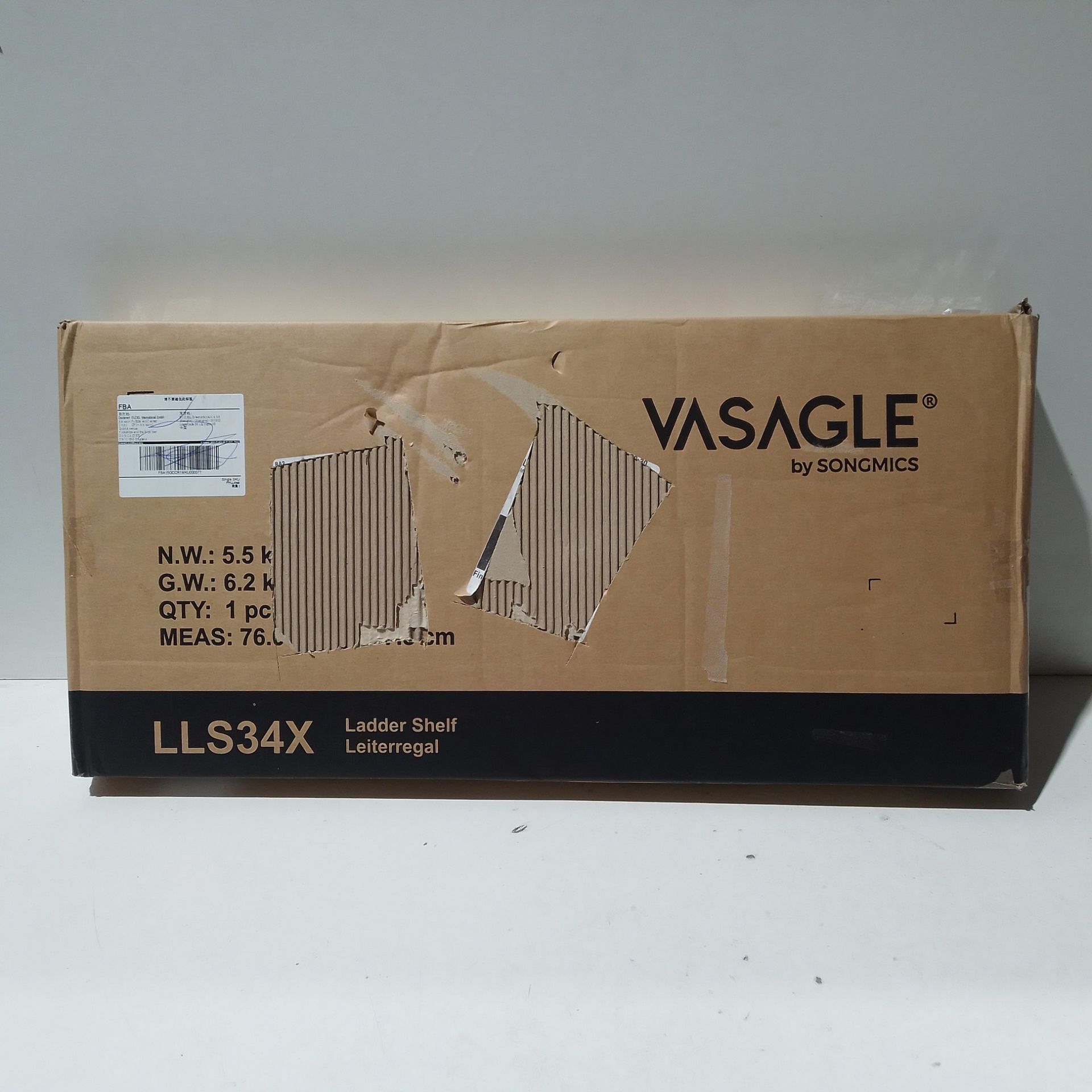 RRP £39.98 VASAGLE Corner Shelf - Image 2 of 2