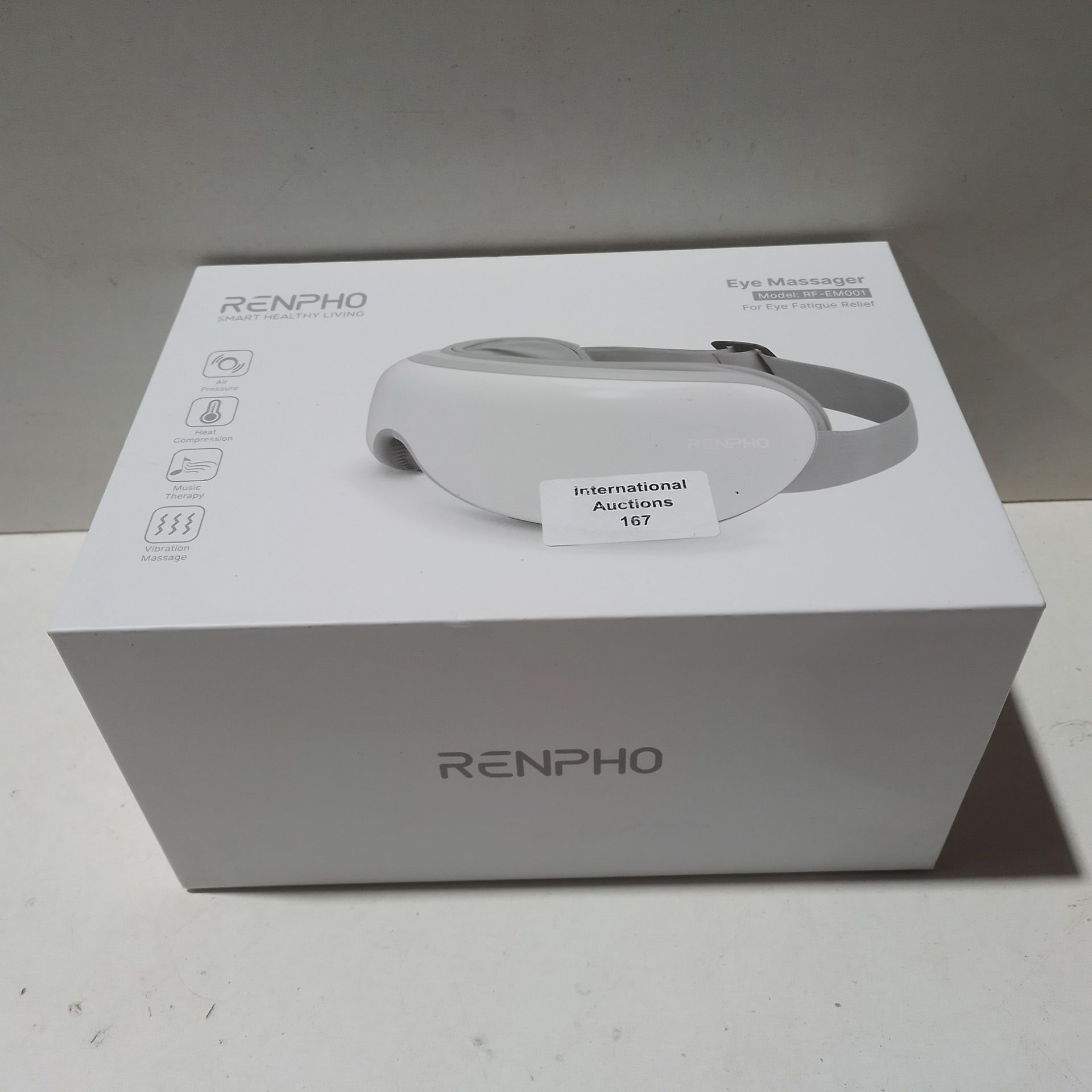 RRP £57.65 RENPHO Eye Massager with Heat & Bluetooth Music - Image 2 of 2