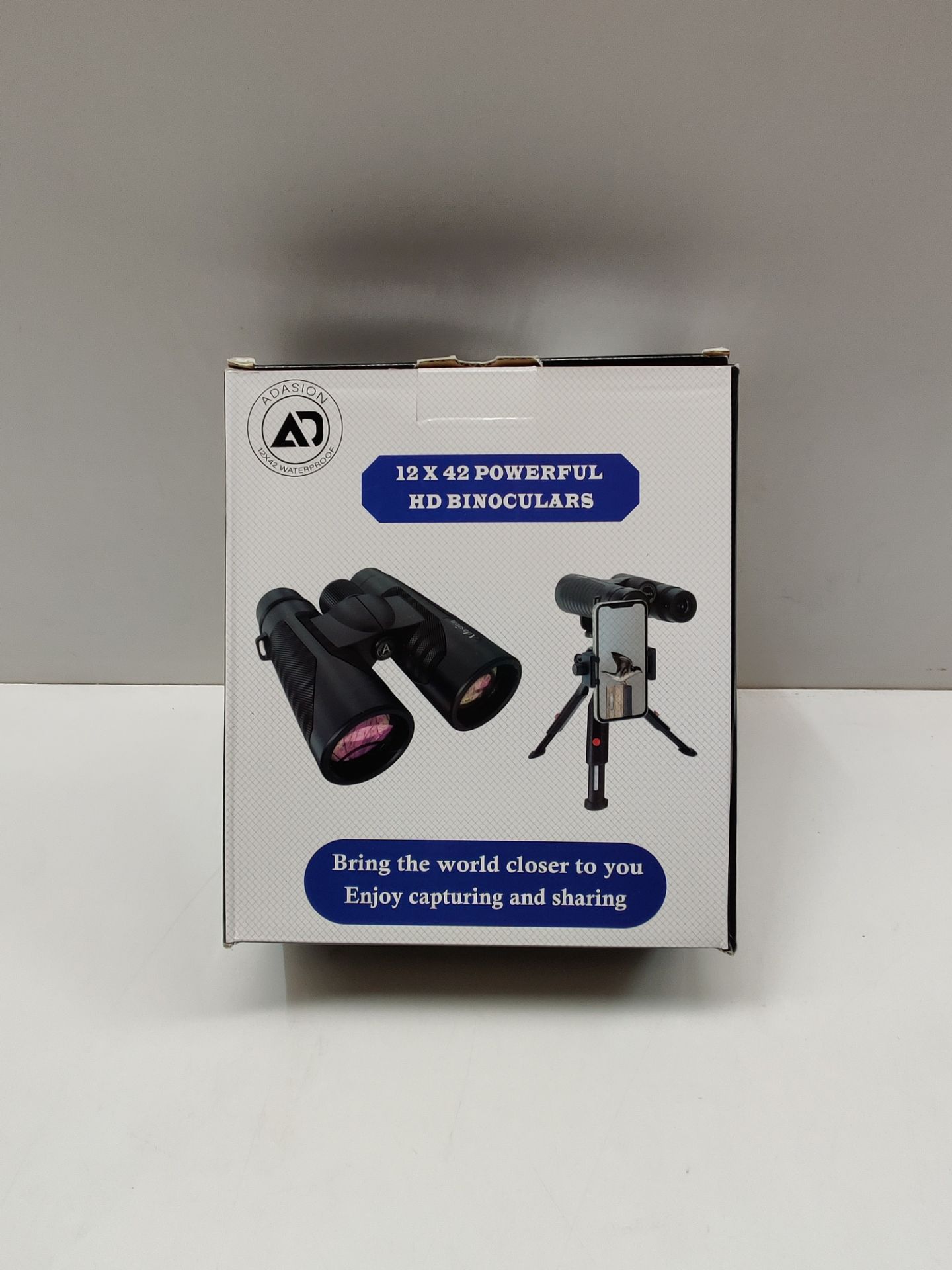 RRP £70.86 12x42 High Definition Binoculars for Adults with Universal Phone Adapter - Image 2 of 2