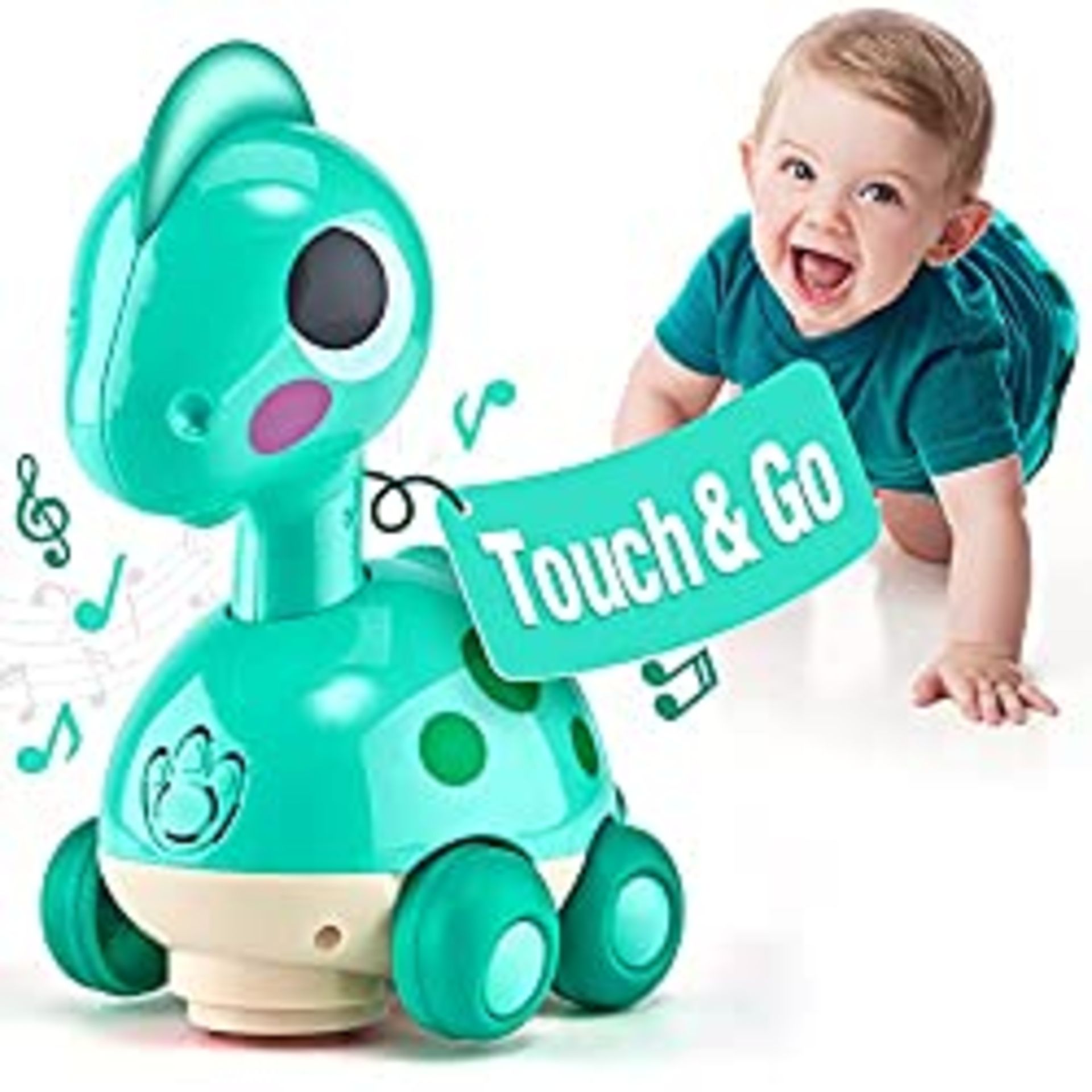 RRP £22.26 CubicFun Baby Toys Touch & Go Musical Light Crawling