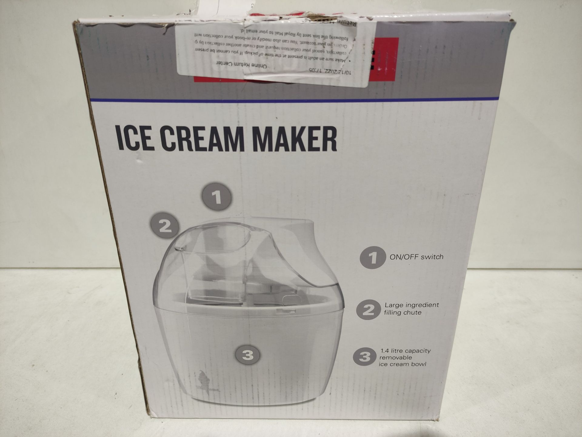 RRP £36.80 Sensio Home Ice Cream Maker Machine - Image 2 of 2