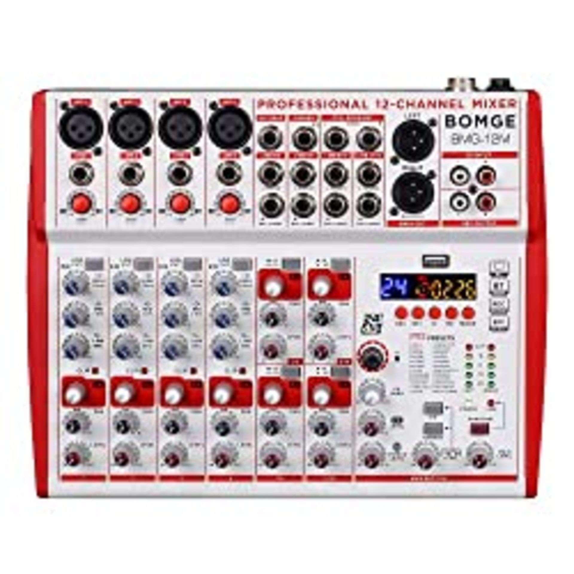 RRP £136.25 BOMGE 12-Input sound board Mixer with