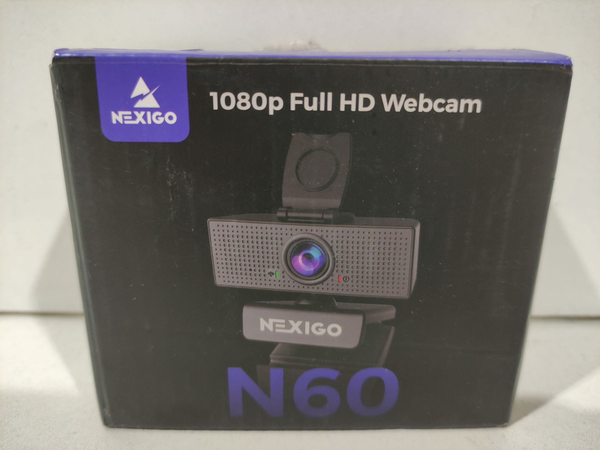 RRP £39.11 NexiGo N60 1080P Webcam with Microphone - Image 2 of 2
