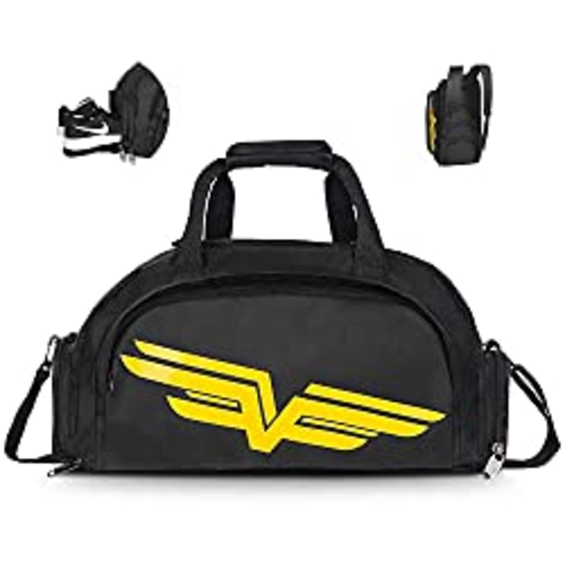 RRP £24.55 FIORETTO 30L Sports Gym Bag with Wet Po