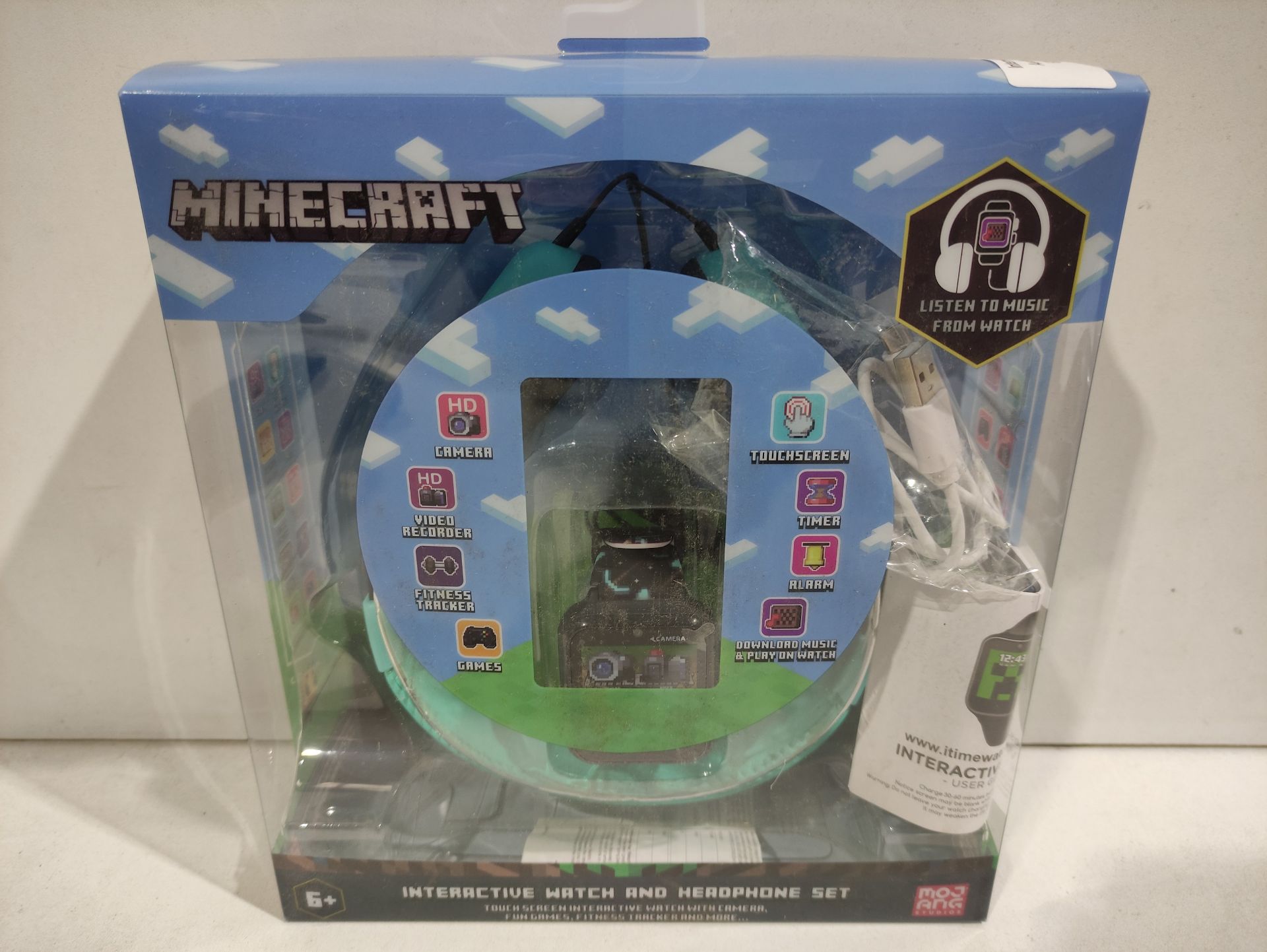 RRP £44.65 Minecraft Smart Watch MIN40046ARG - Image 2 of 2