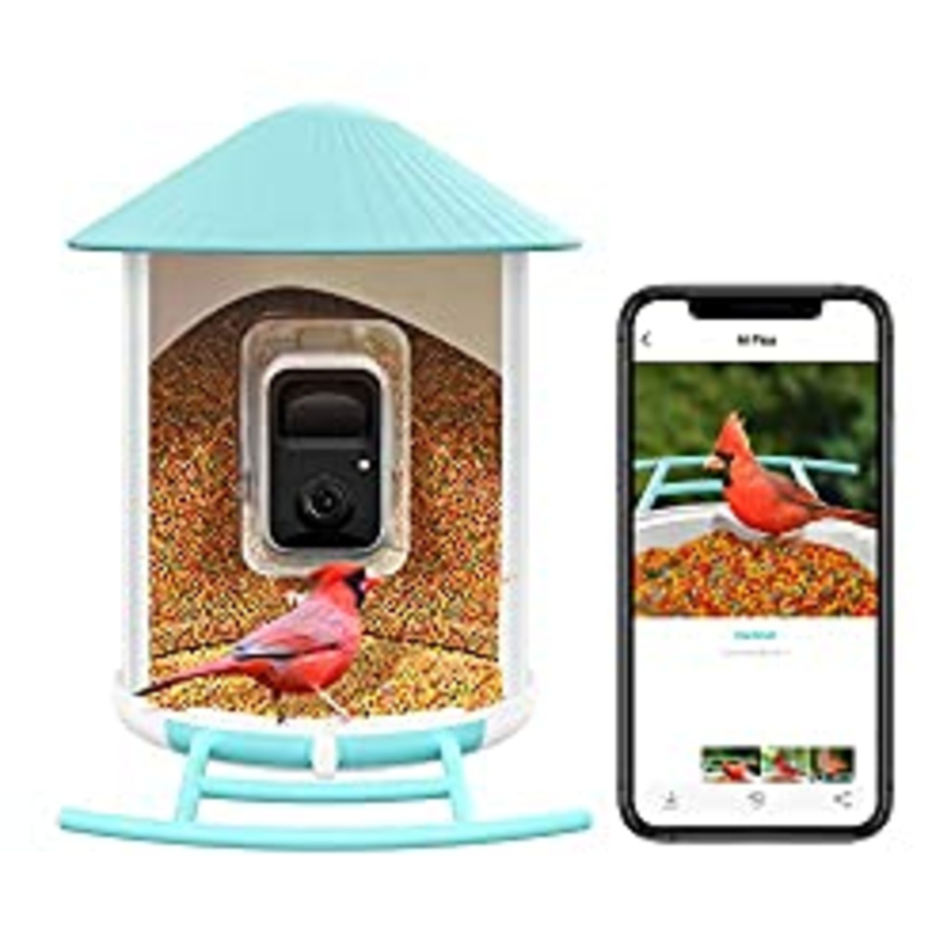 RRP £271.99 NETVUE Birdfy AI- Smart Bird Feeder Ca