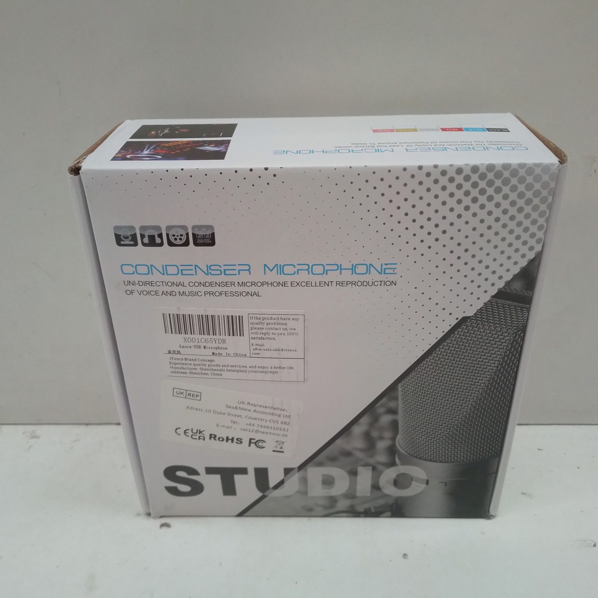 RRP £29.02 BRAND NEW STOCK USB Microphone with Mic Stand - Image 2 of 2