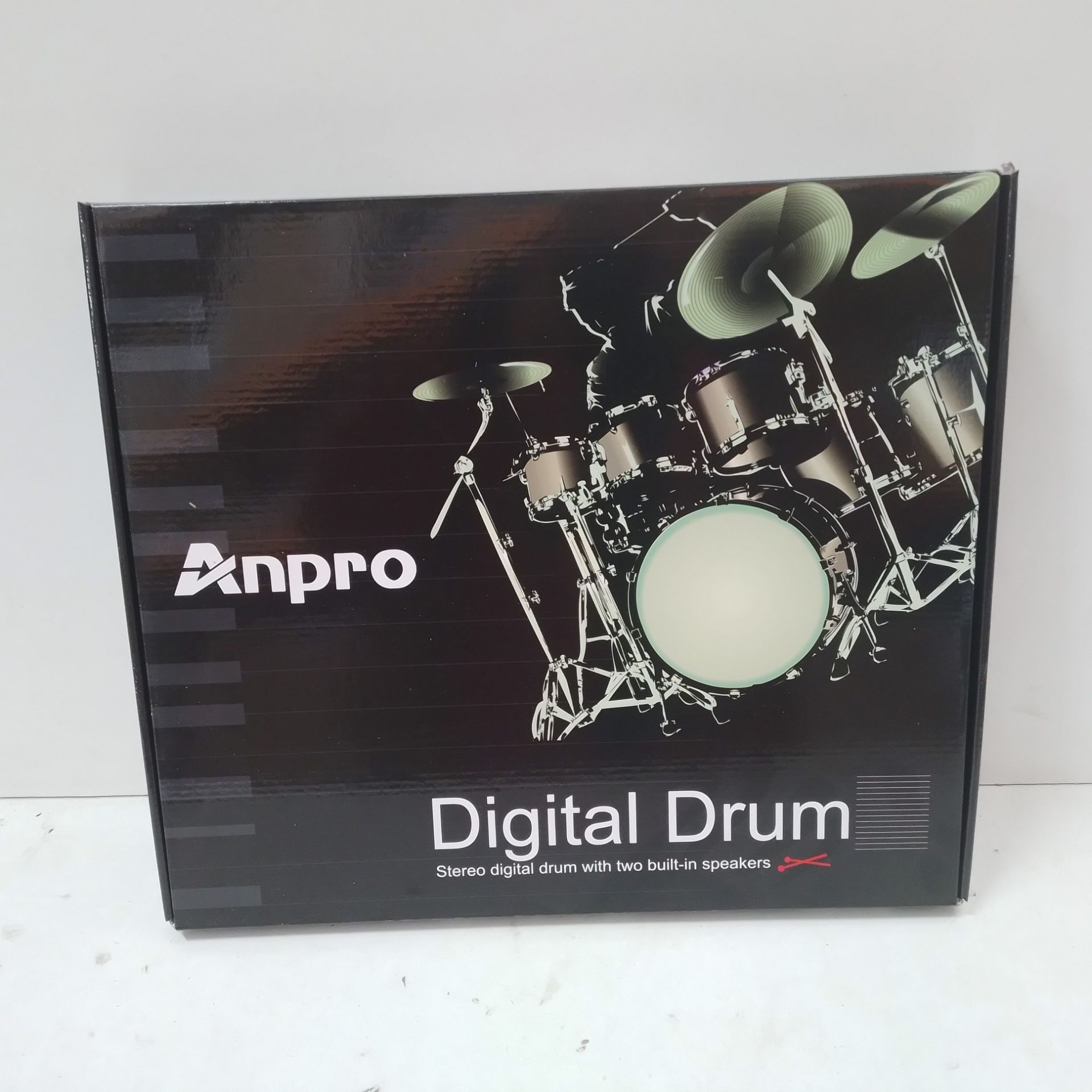 RRP £69.22 BRAND NEW STOCK Anpro Nine-Sided Color Electronic Drum Set - Image 2 of 2