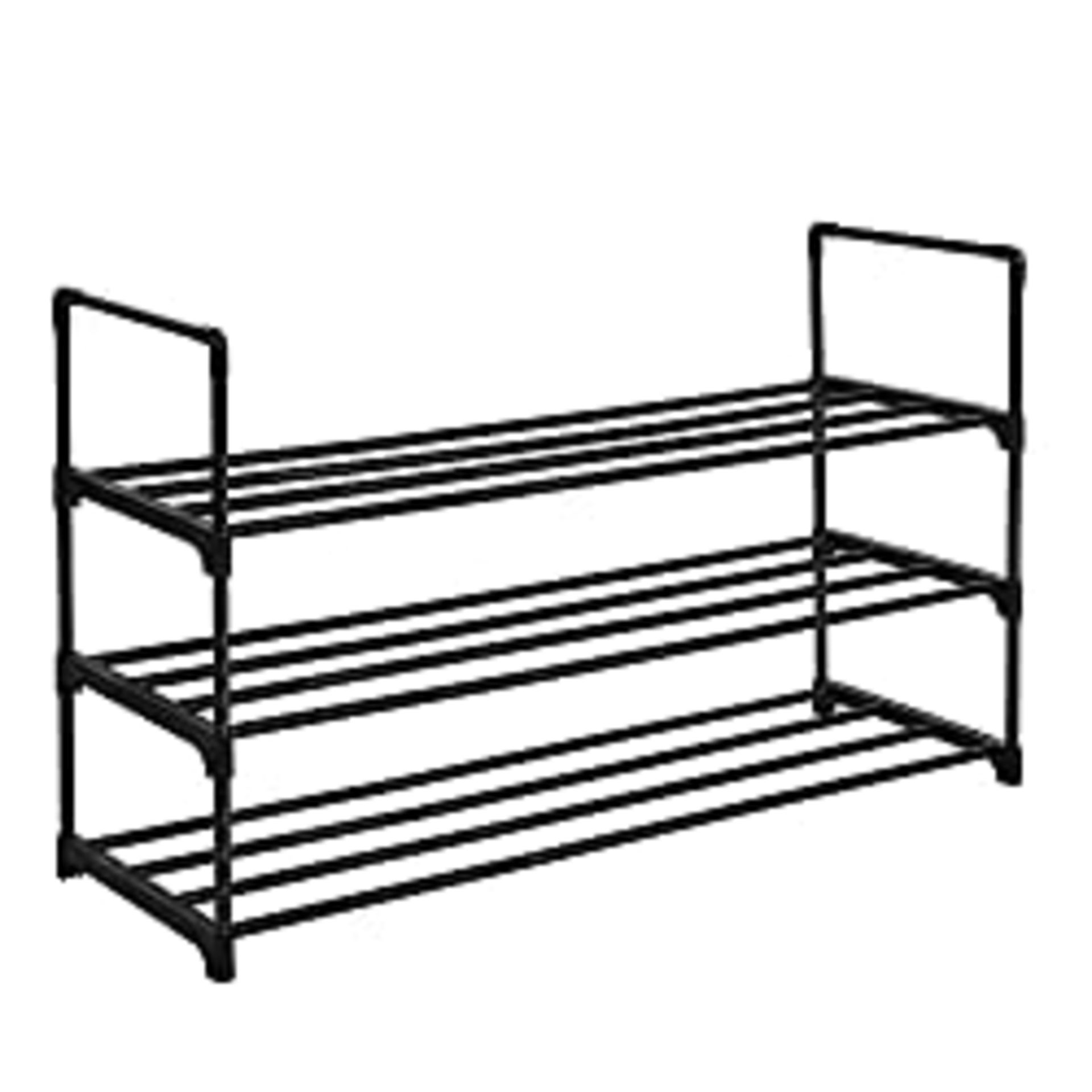 RRP £23.21 SONGMICS 3-Shelf Shoe Rack