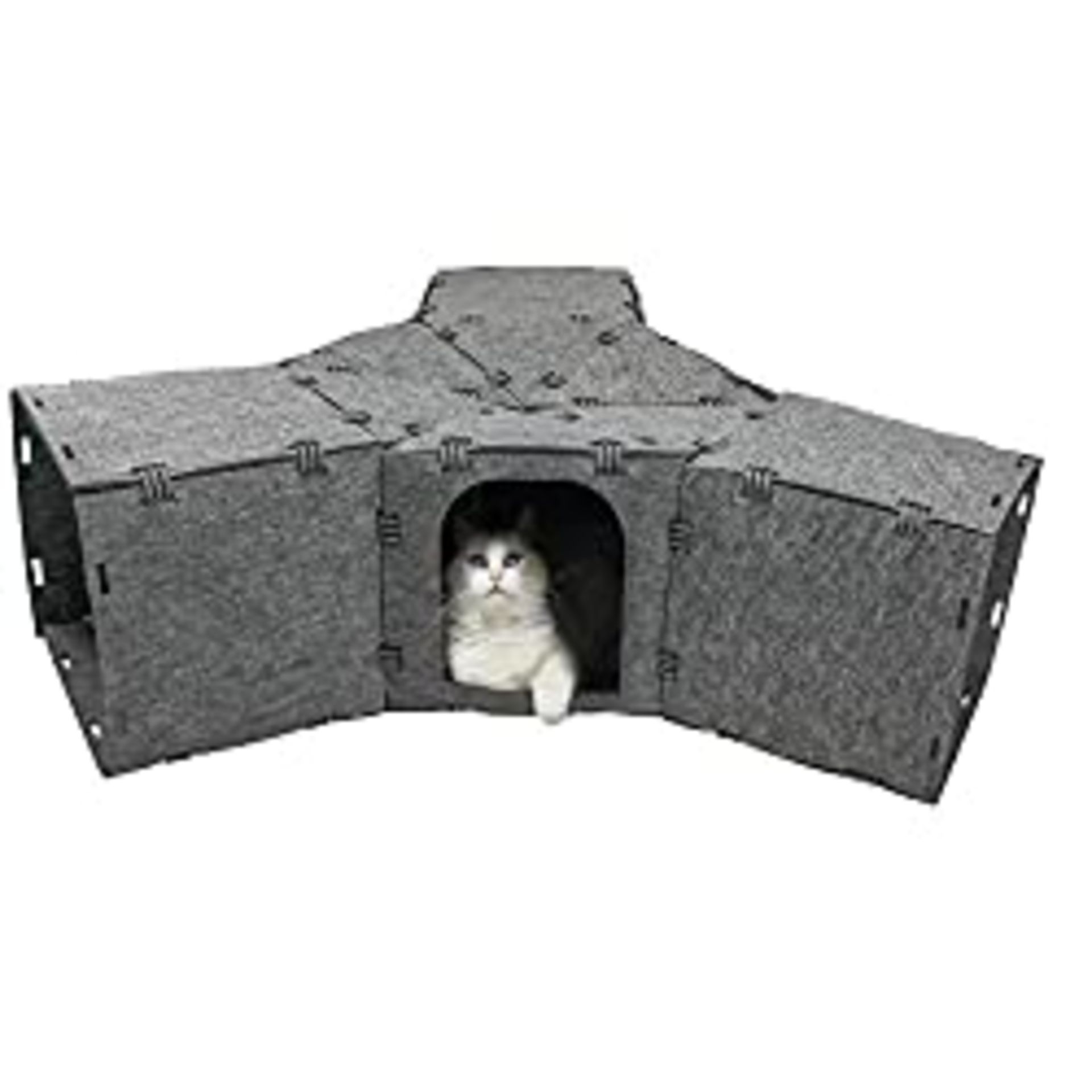 RRP £39.07 BRAND NEW STOCK MINT PRINCE DIY Cat Felt House and Tunnel