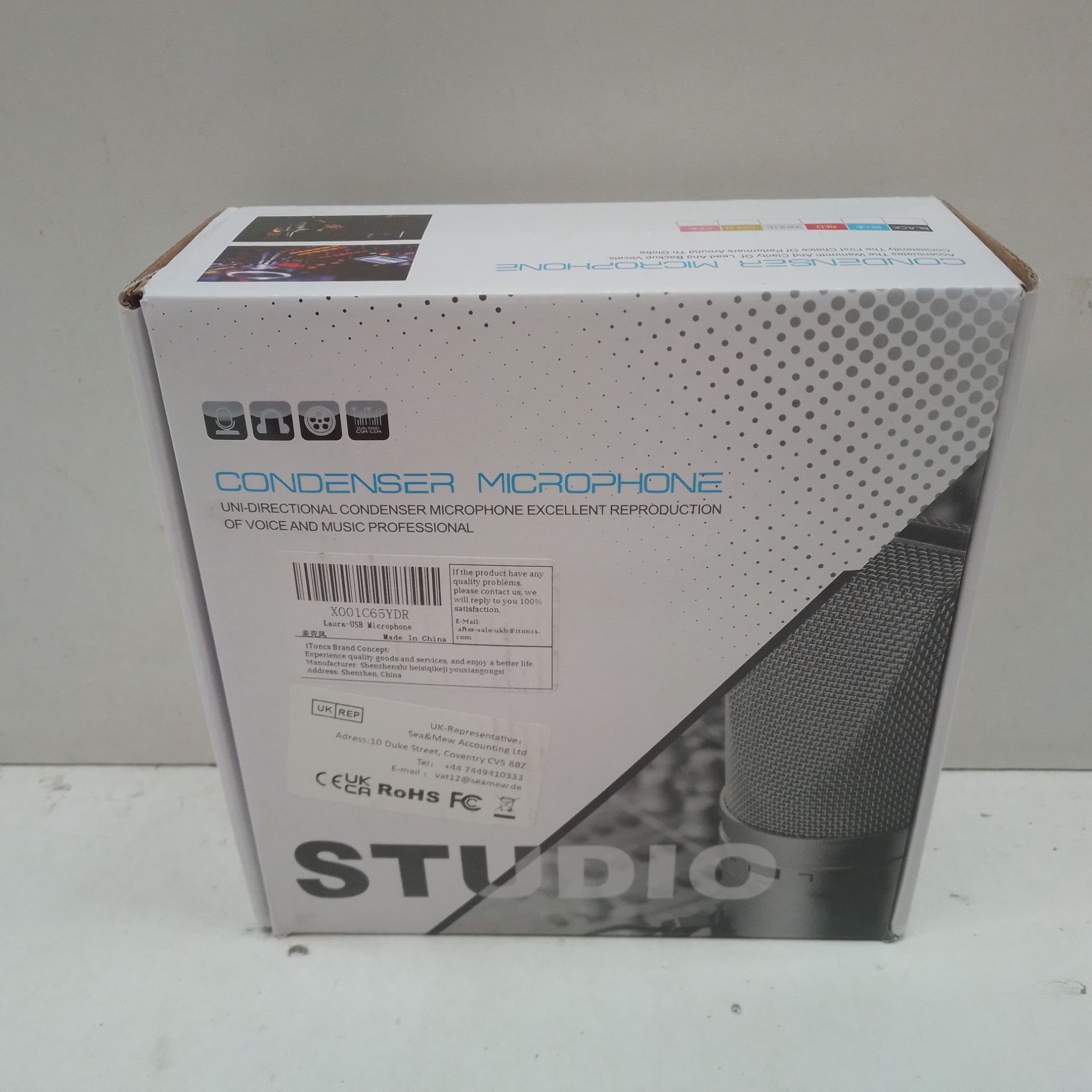 RRP £29.02 BRAND NEW STOCK USB Microphone with Mic Stand - Image 2 of 2