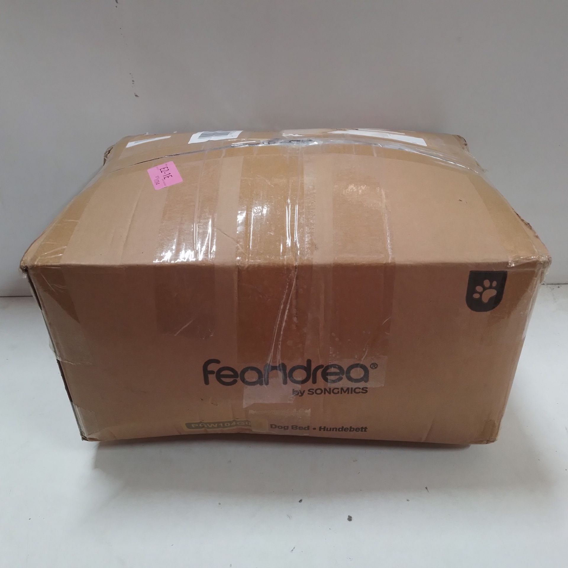 RRP £34.92 BRAND NEW STOCK FEANDREA Dog Bed, Reversible Cushion, 85 x 65 x 21 cm, Dark Grey - Image 4 of 4