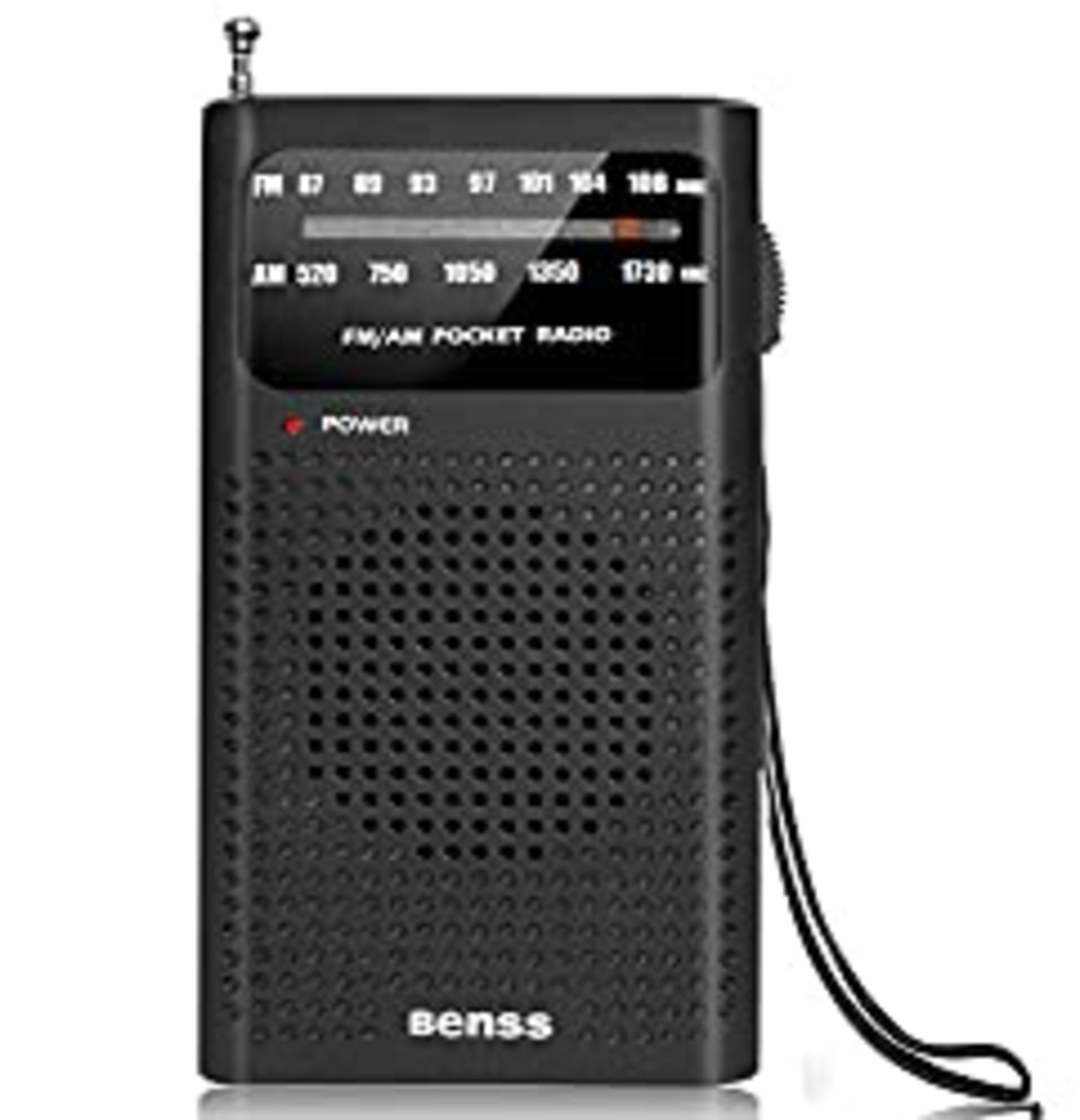 RRP £15.62 Portable Radio Pocket AM FM Transistor Radio Battery