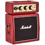 RRP £27.90 Marshall Amp MS2 Mini Amp: Red