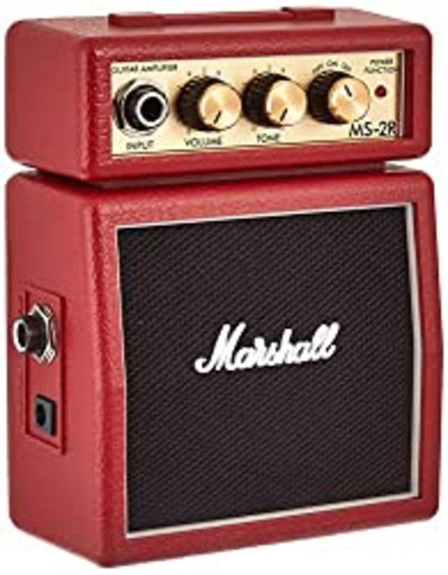 RRP £27.90 Marshall Amp MS2 Mini Amp: Red