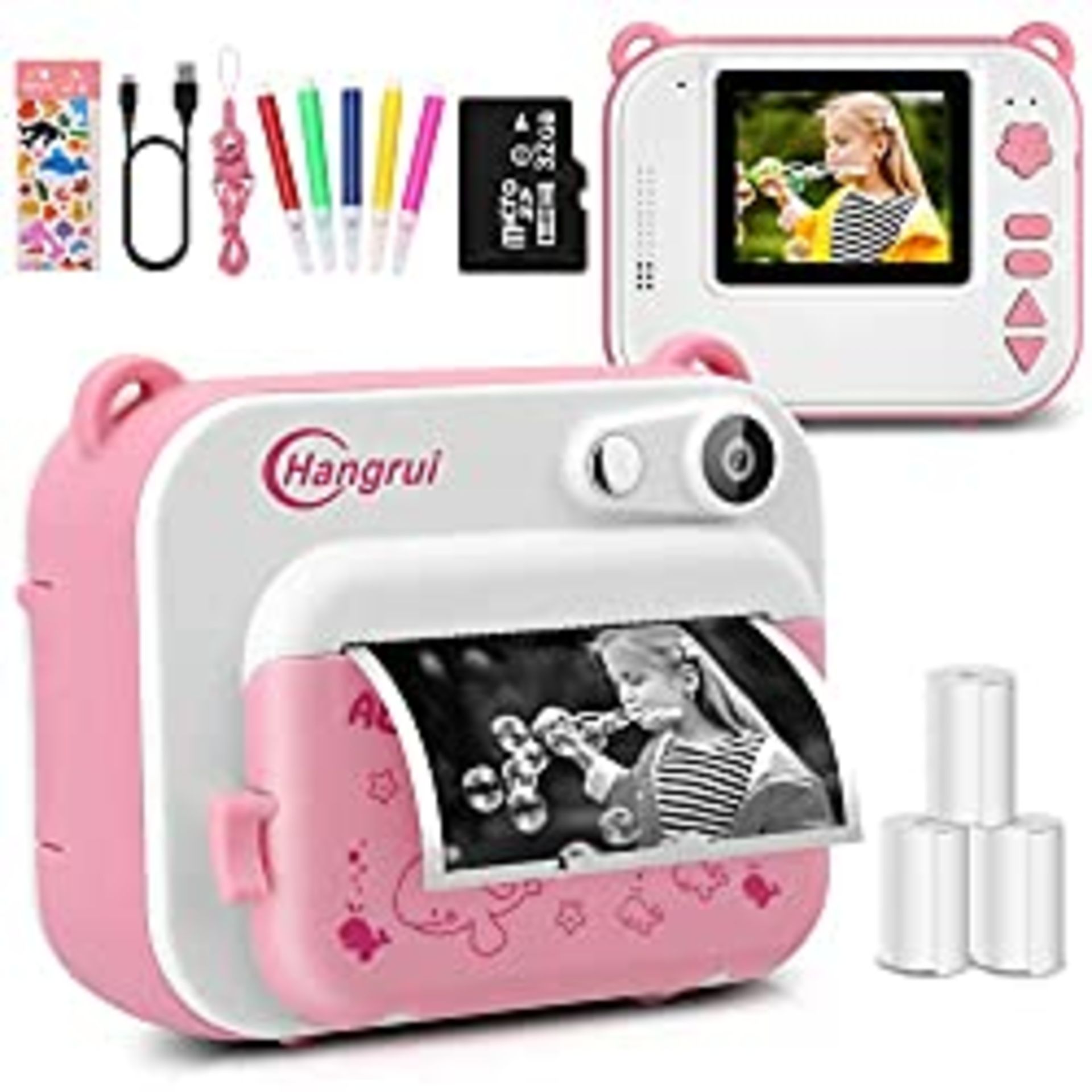 RRP £62.52 Hangrui Instant Camera for Kids